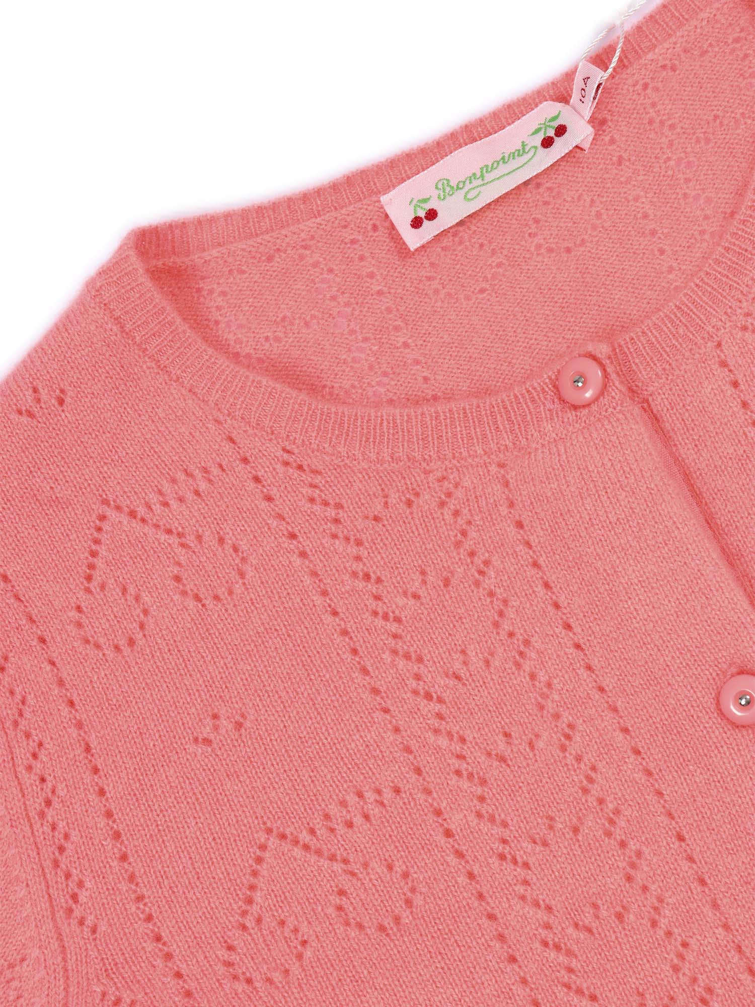 Bonpoint Josiane Cardigan In Pink
