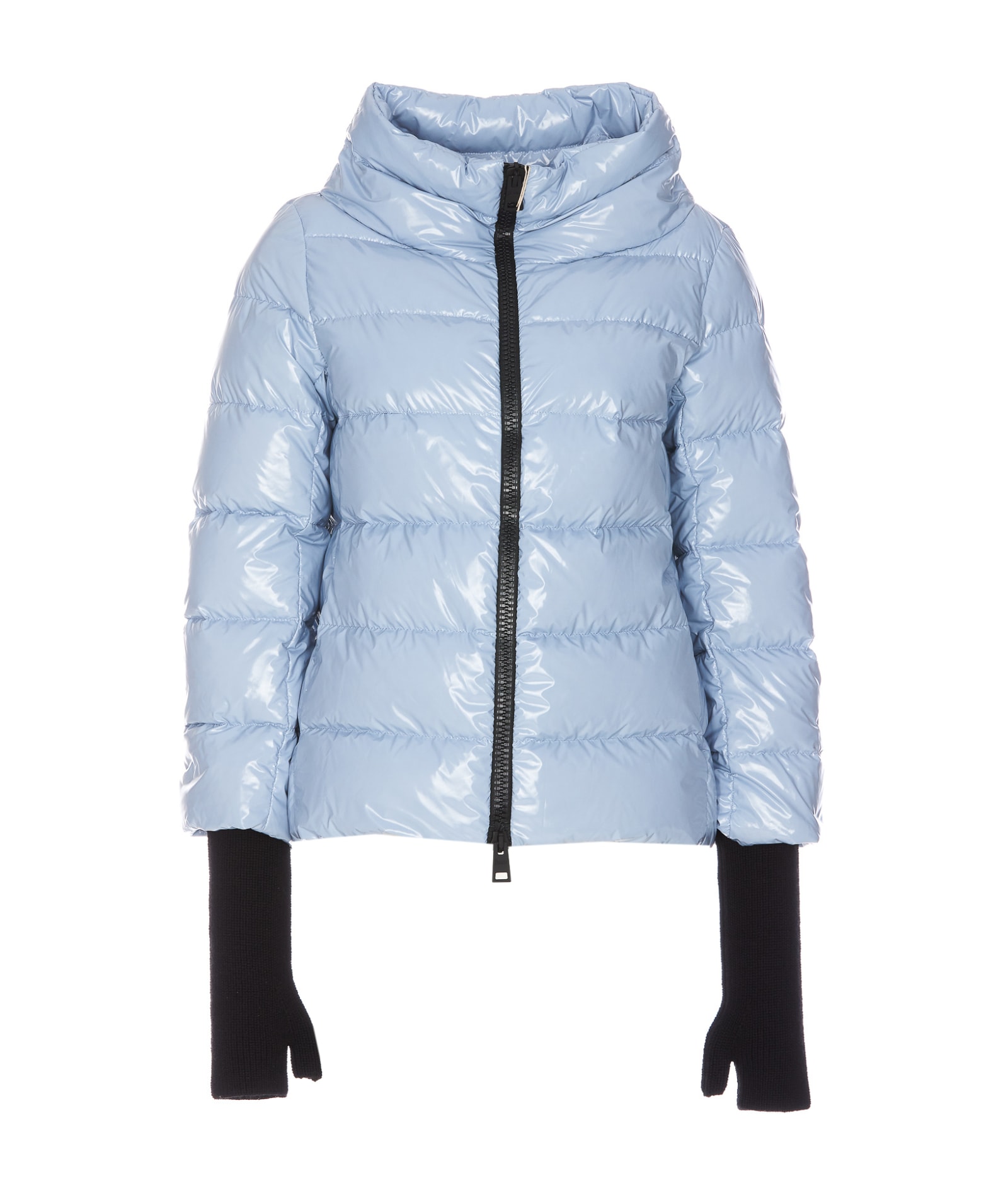 Herno Gloss Down Jacket In Celeste