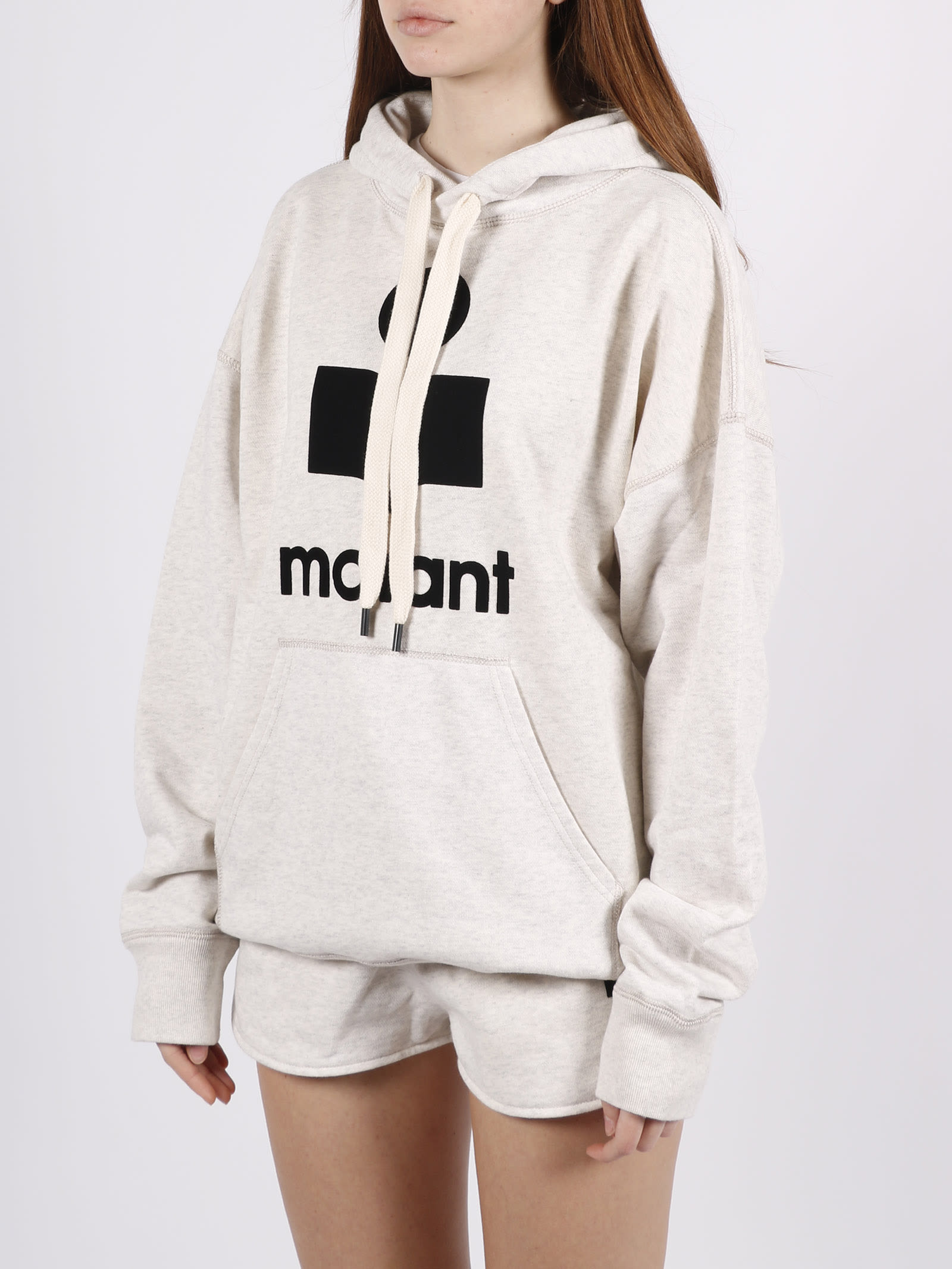 Shop Marant Etoile Hoodie In White