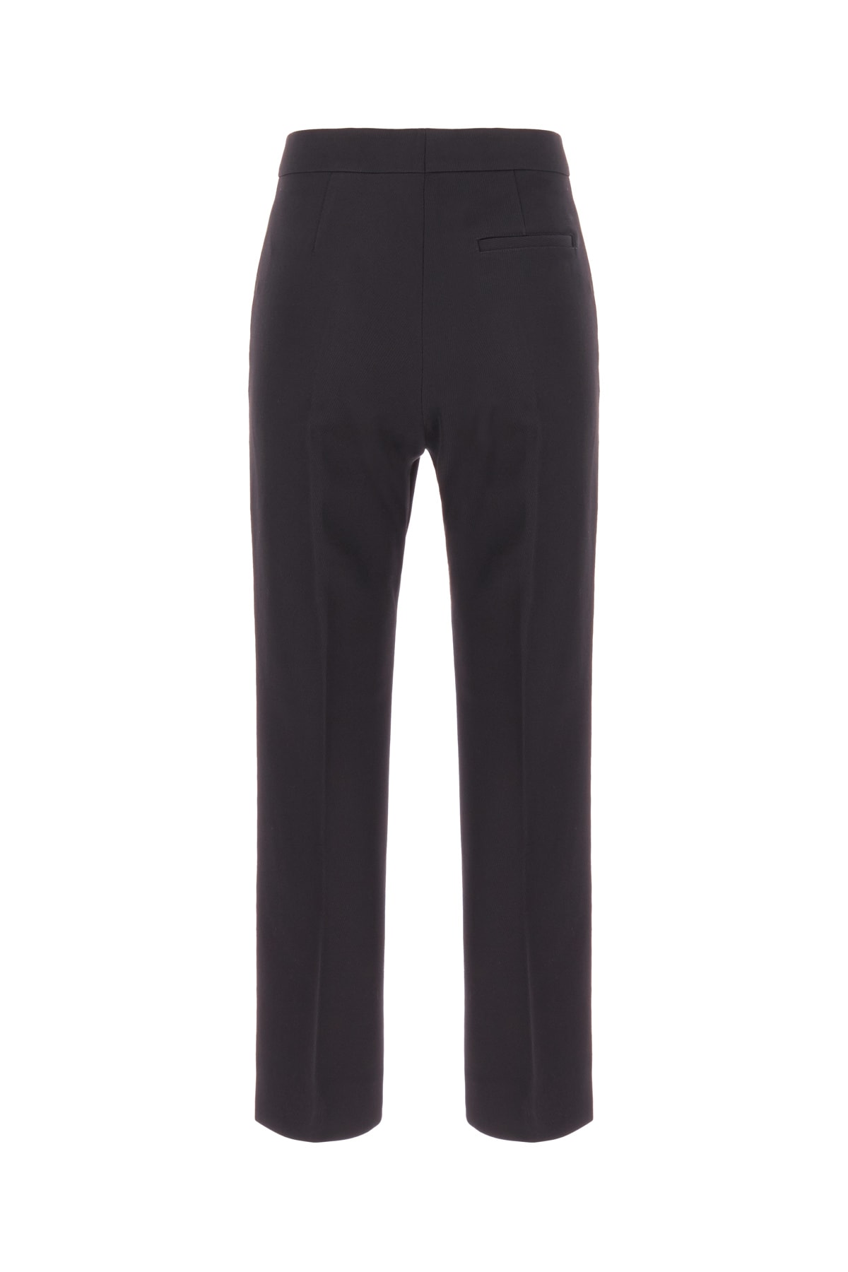 Shop Tory Burch Black Wool Pants In 058