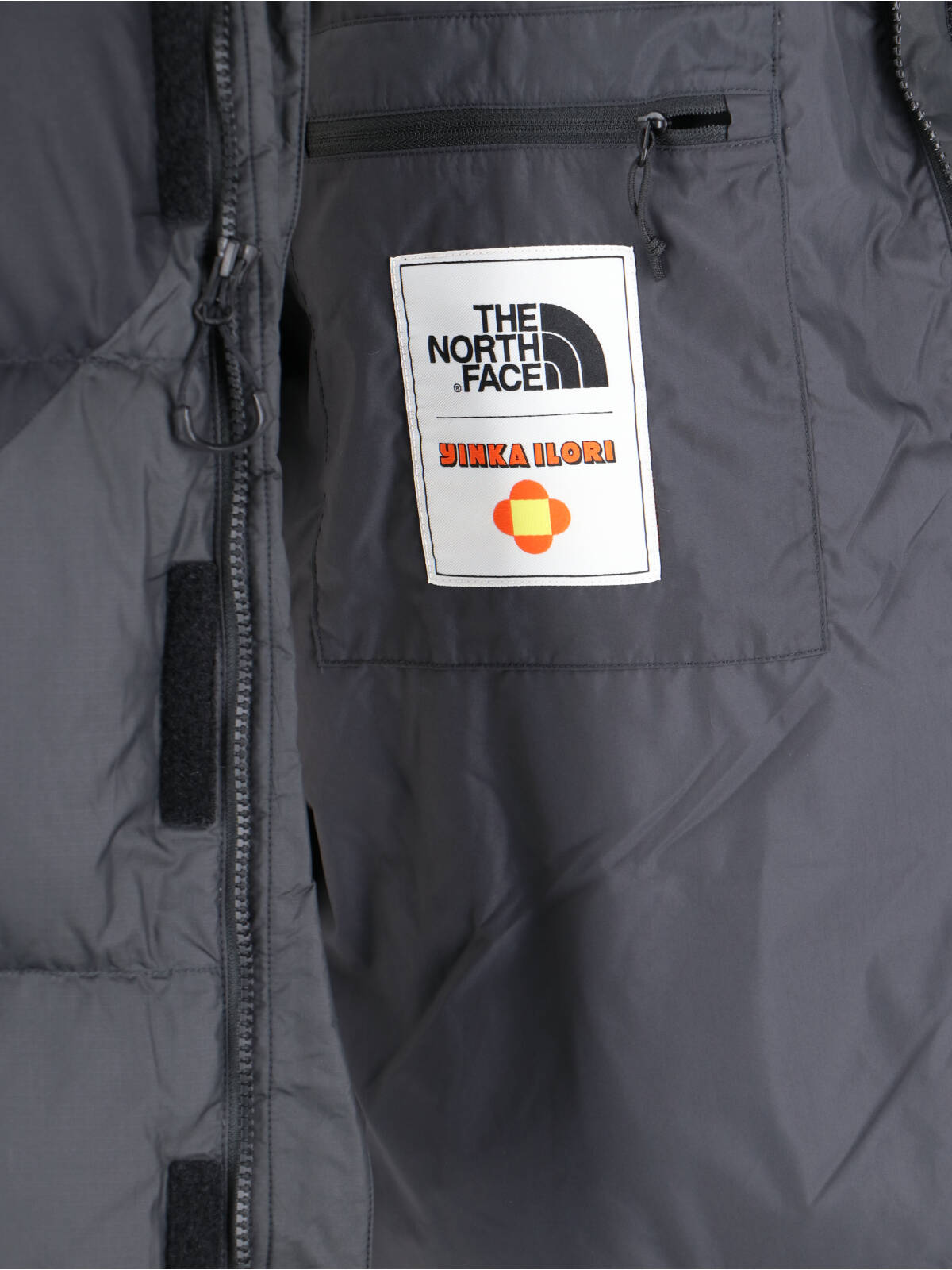 Shop The North Face X Yinka Ilori Two-tone Down Jacket In Black