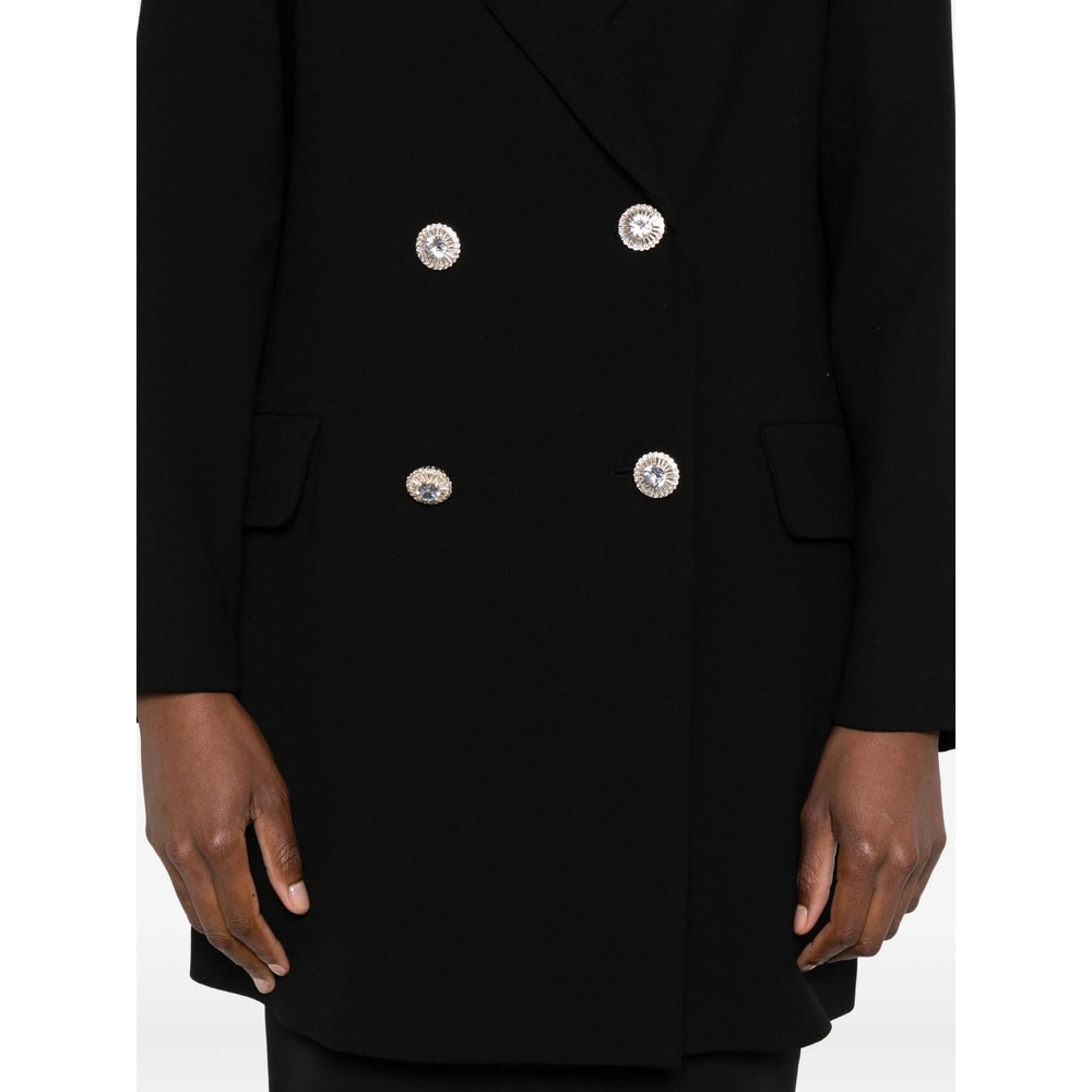 La Petit Robe Di Chiara Boni Coat In Black
