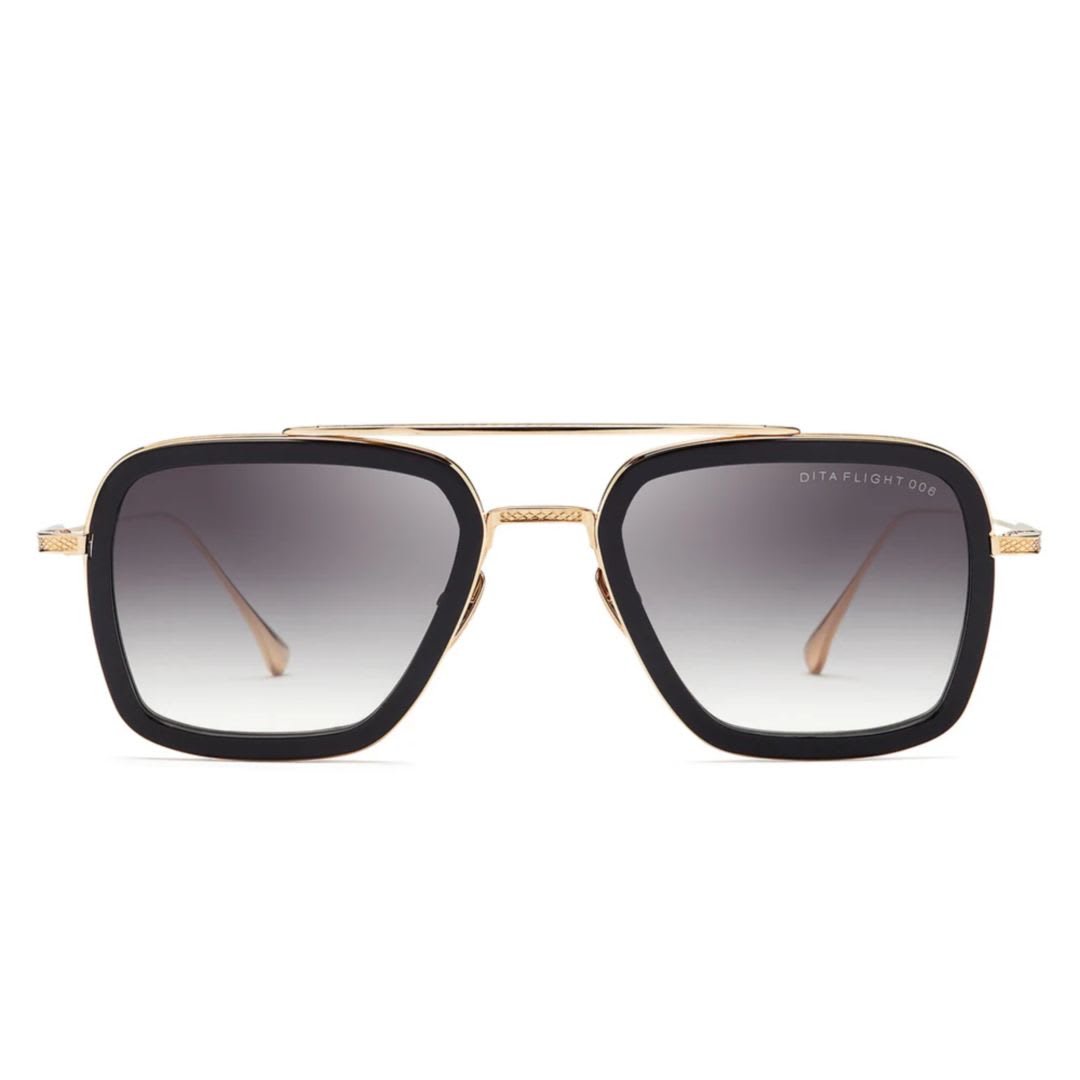 Shop Dita Flight.006matte Black 14k Gold W