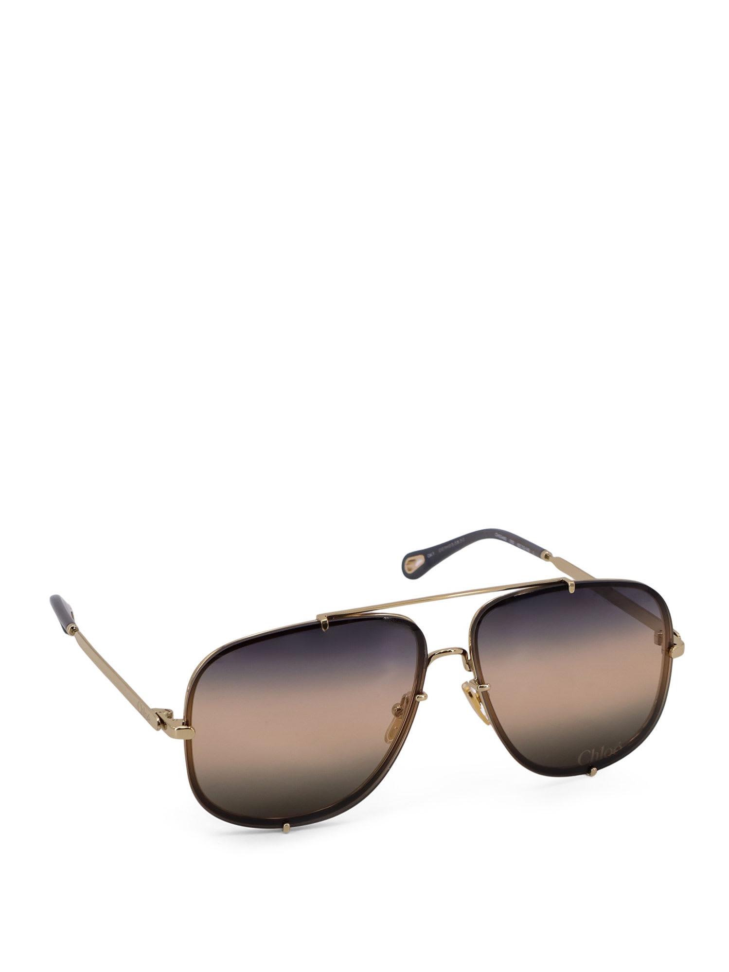 Chloé Essential Aviator Sunglasses In Blue