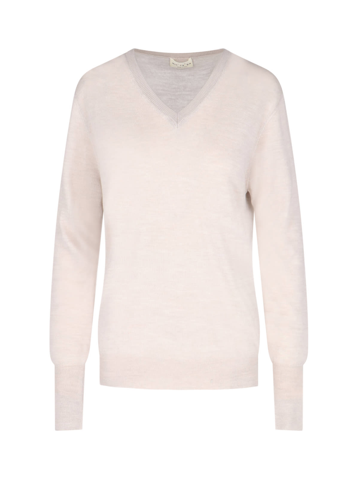 Virgin Wool, Silk And Cashmere Sweater