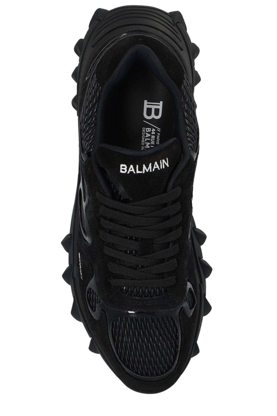 Shop Balmain B East Sneakers In Black