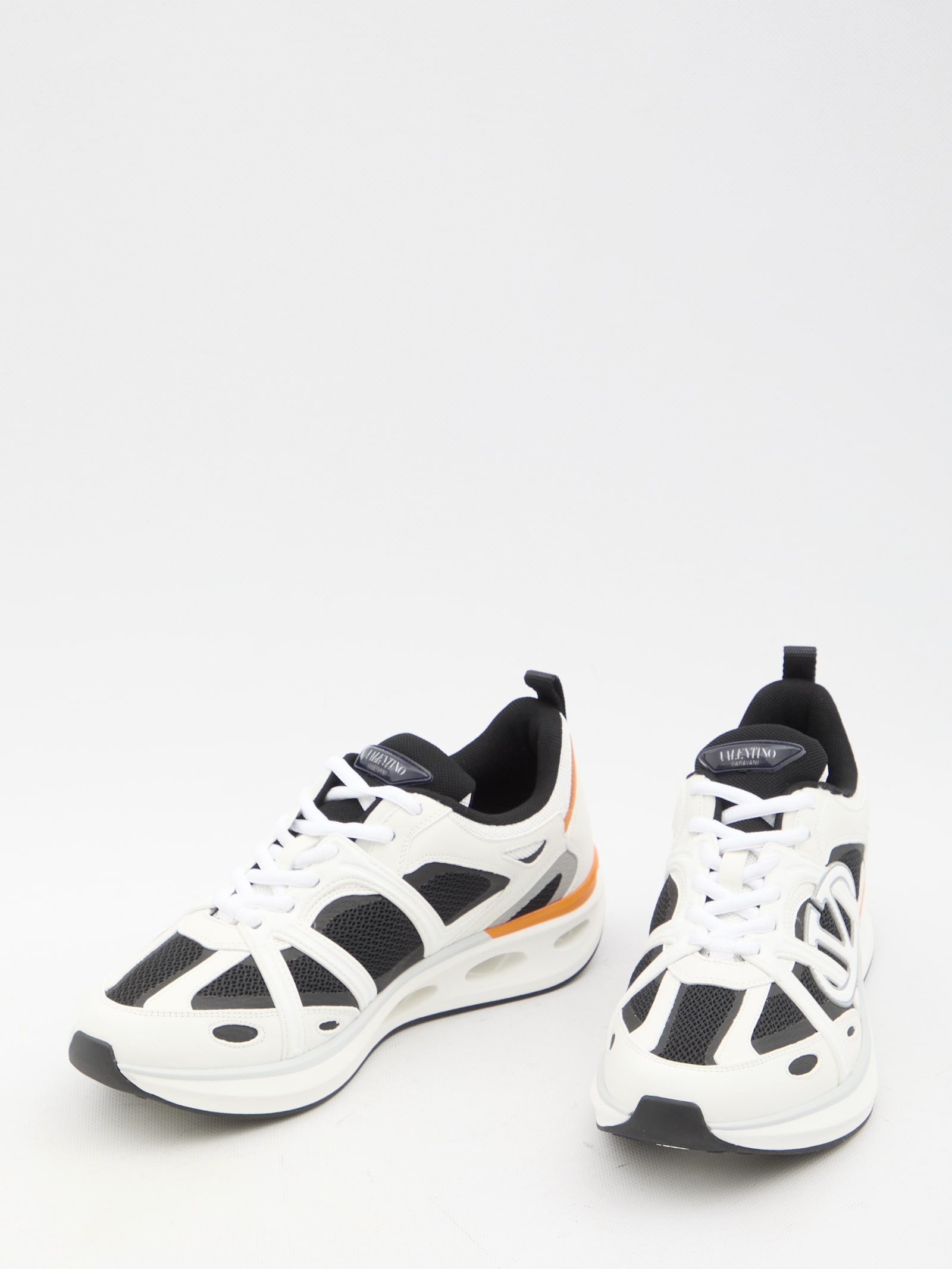 Shop Valentino Low Top Vlogo Easyjog Sneakers In White