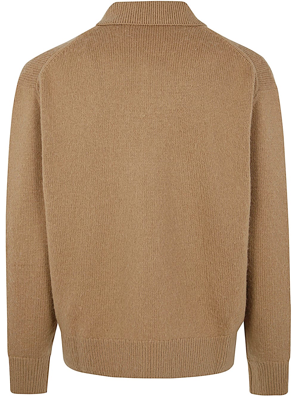 Shop Axel Arigato Ode Collared Cardigan In Camel