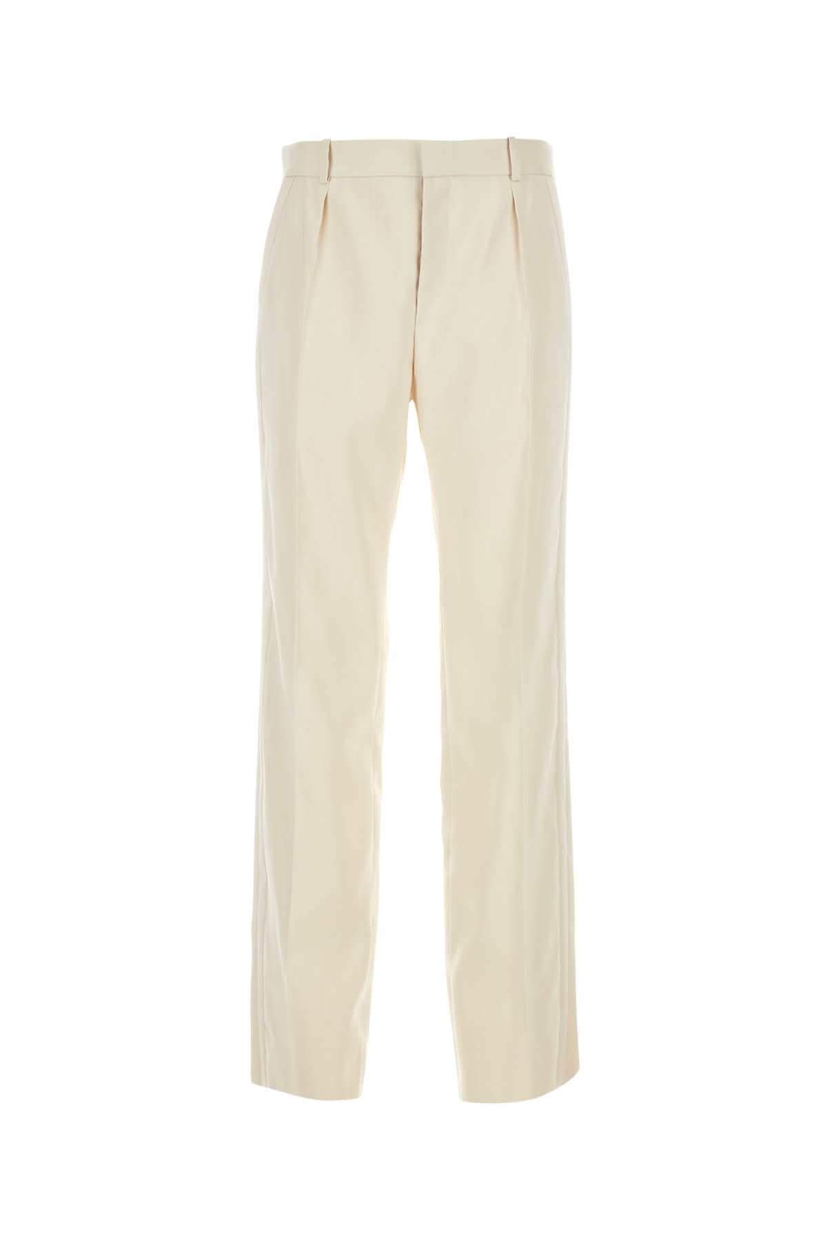 Shop Saint Laurent Pantalone In Beige