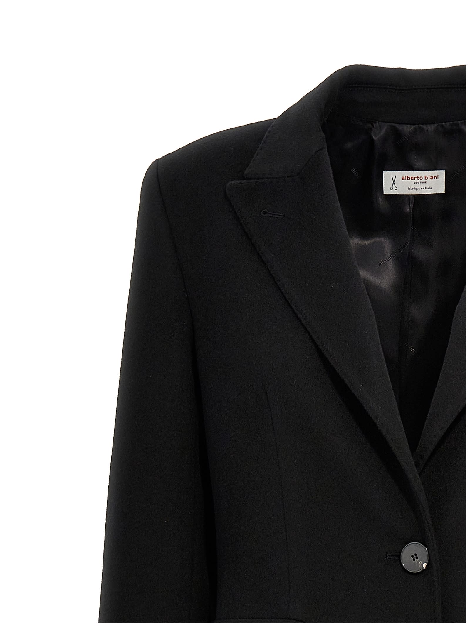 ALBERTO BIANI SINGLE-BREASTED COAT 