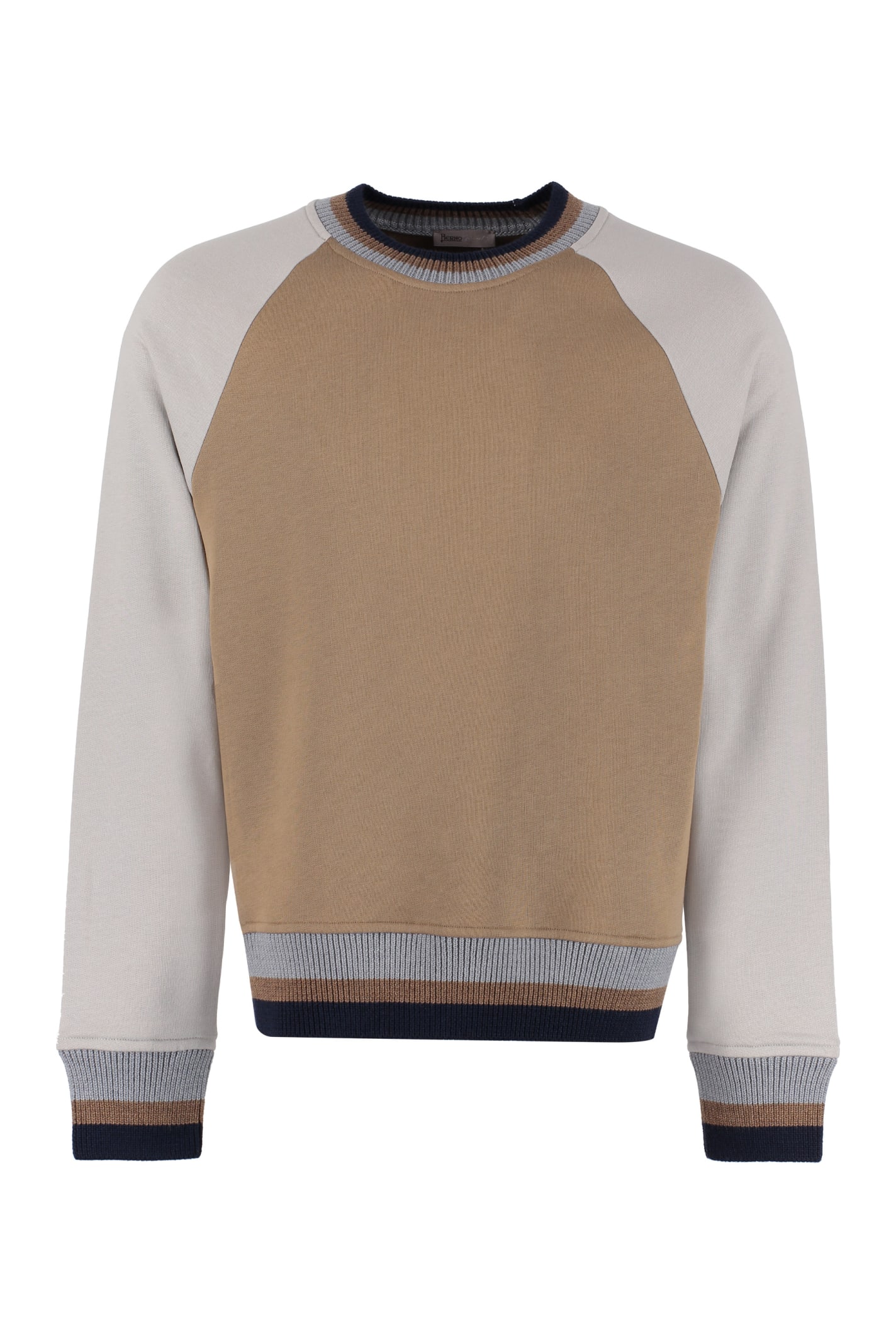 Herno Cotton Crew-neck Sweatshirt