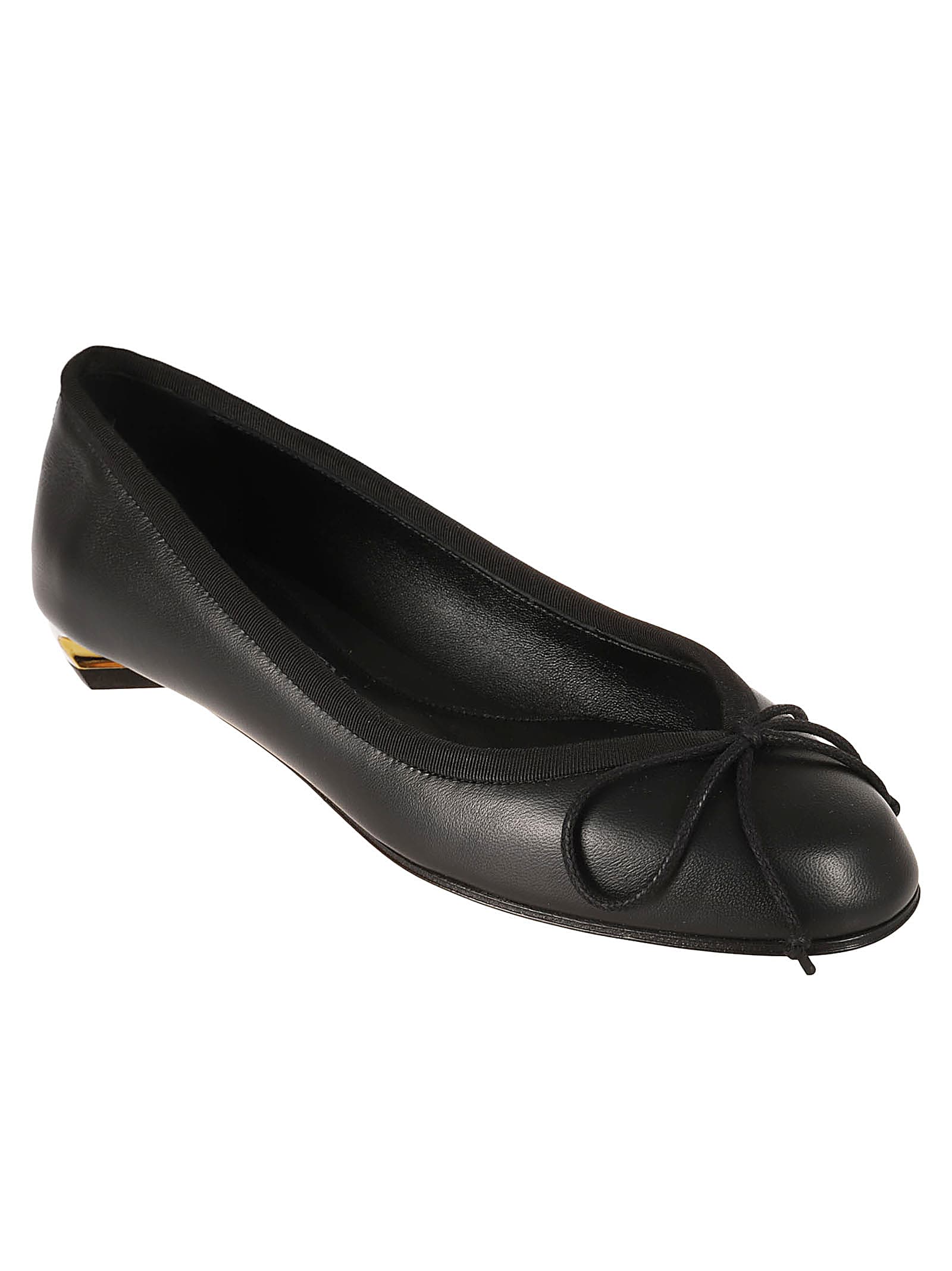 Shop Alexander Mcqueen Lace-up Ballerinas In Black