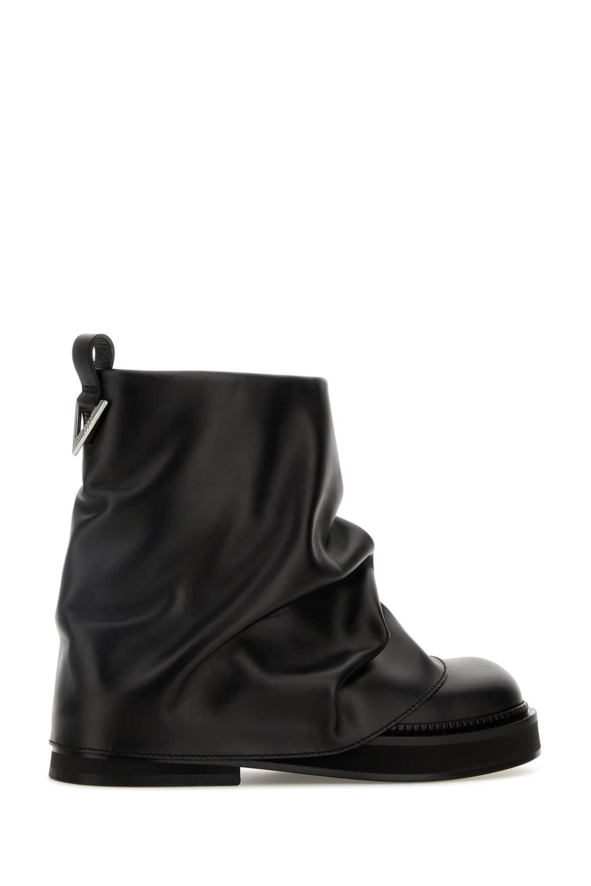 Shop Attico Mini Robin Combat Boot In Black