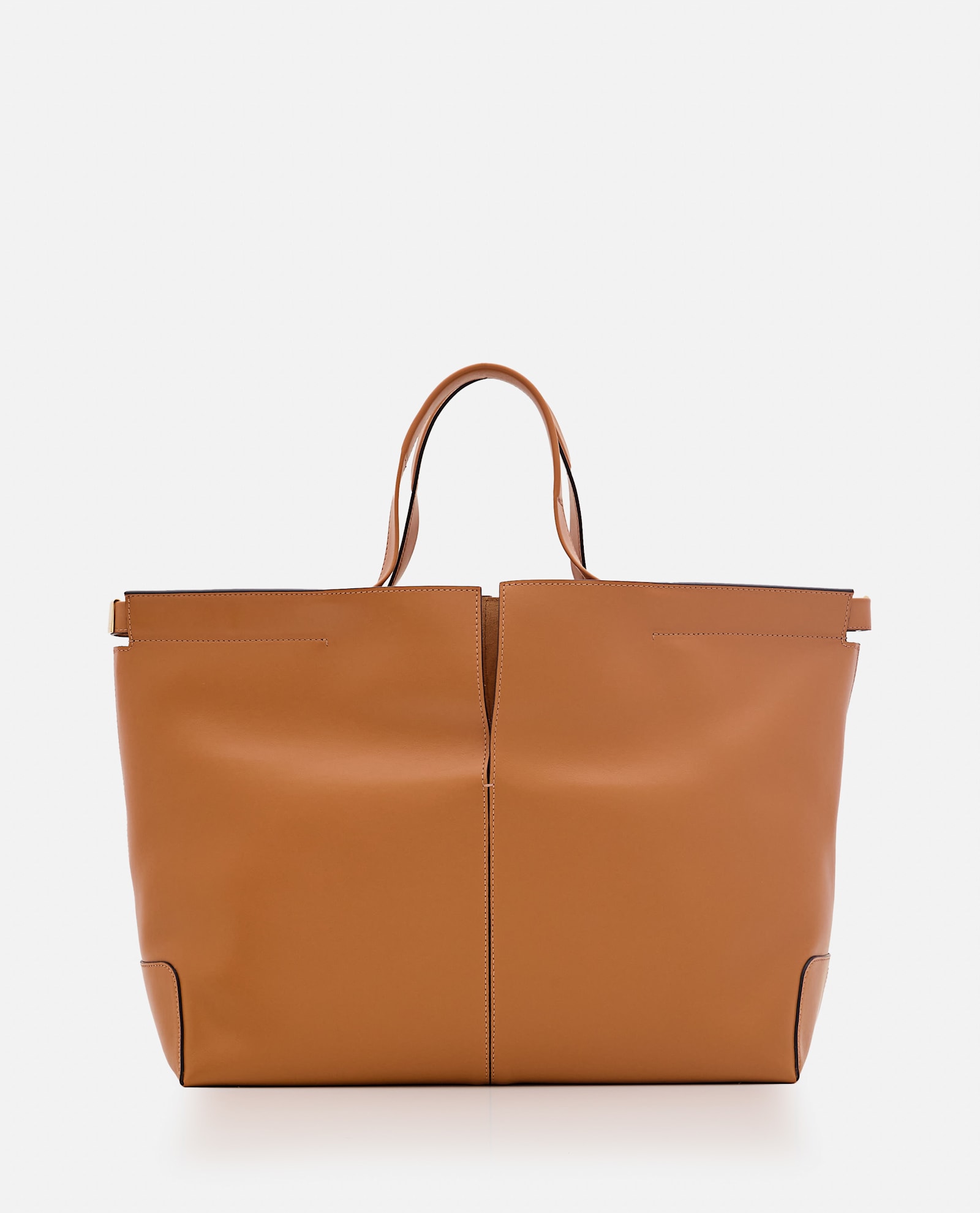 Shop Tod's Dbm Shopping Leather Bag In Brown