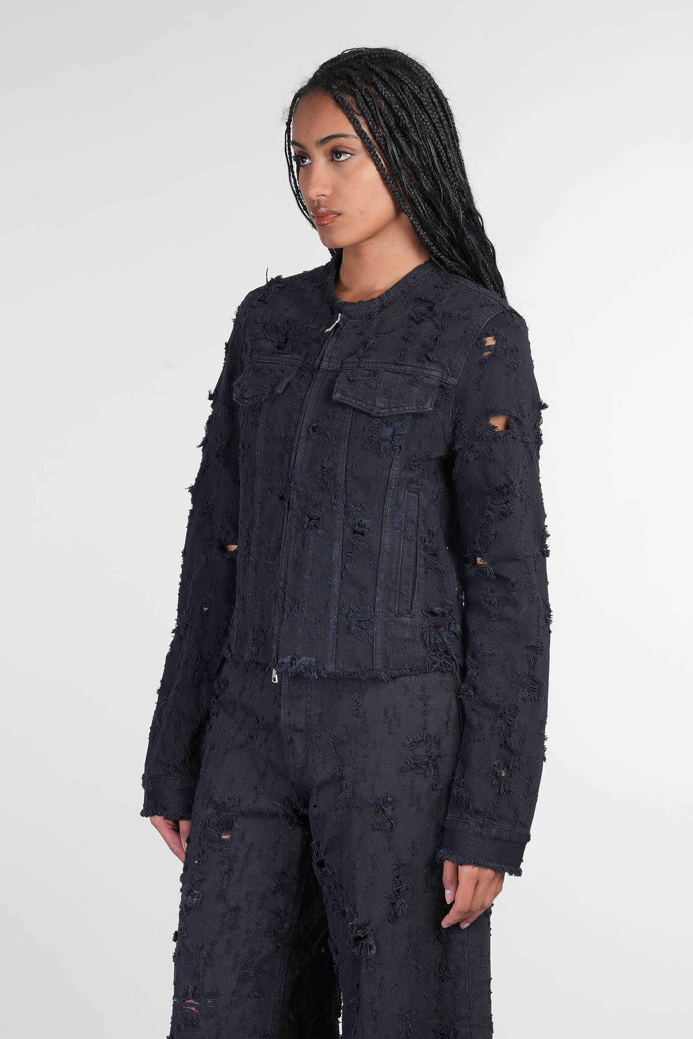 Haikure Jena Denim Jackets In Petroleum Cotton