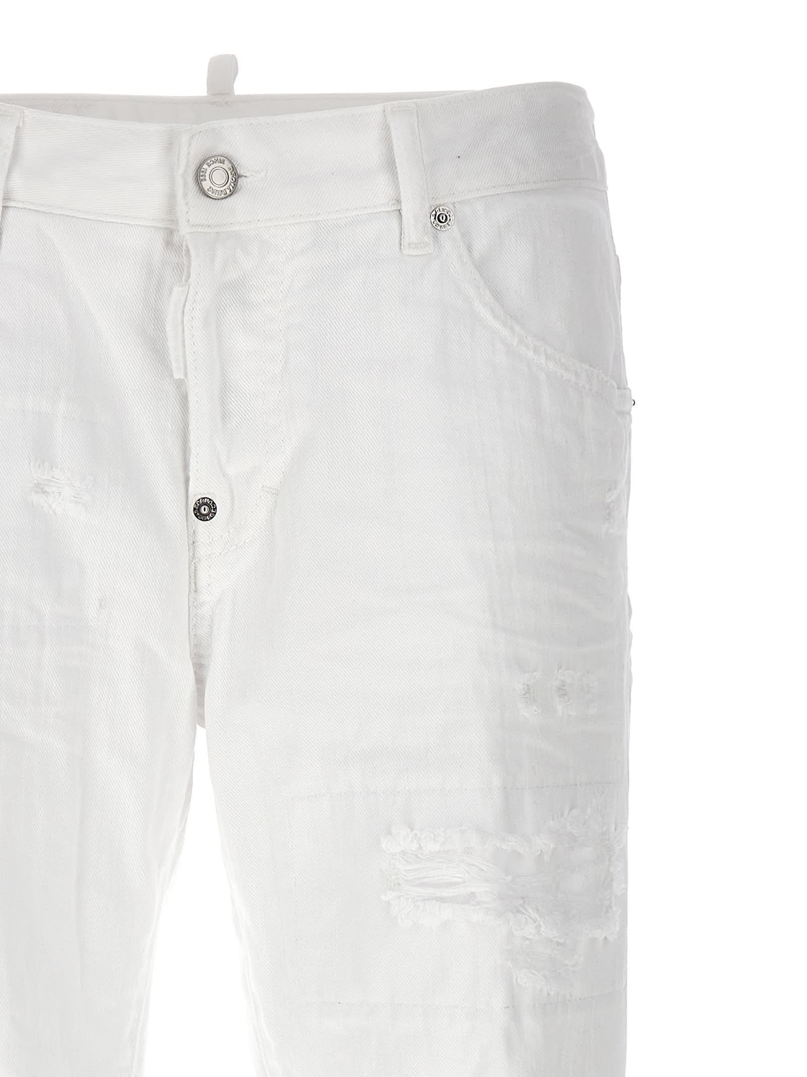Shop Dsquared2 Cool Girl Jeans In White