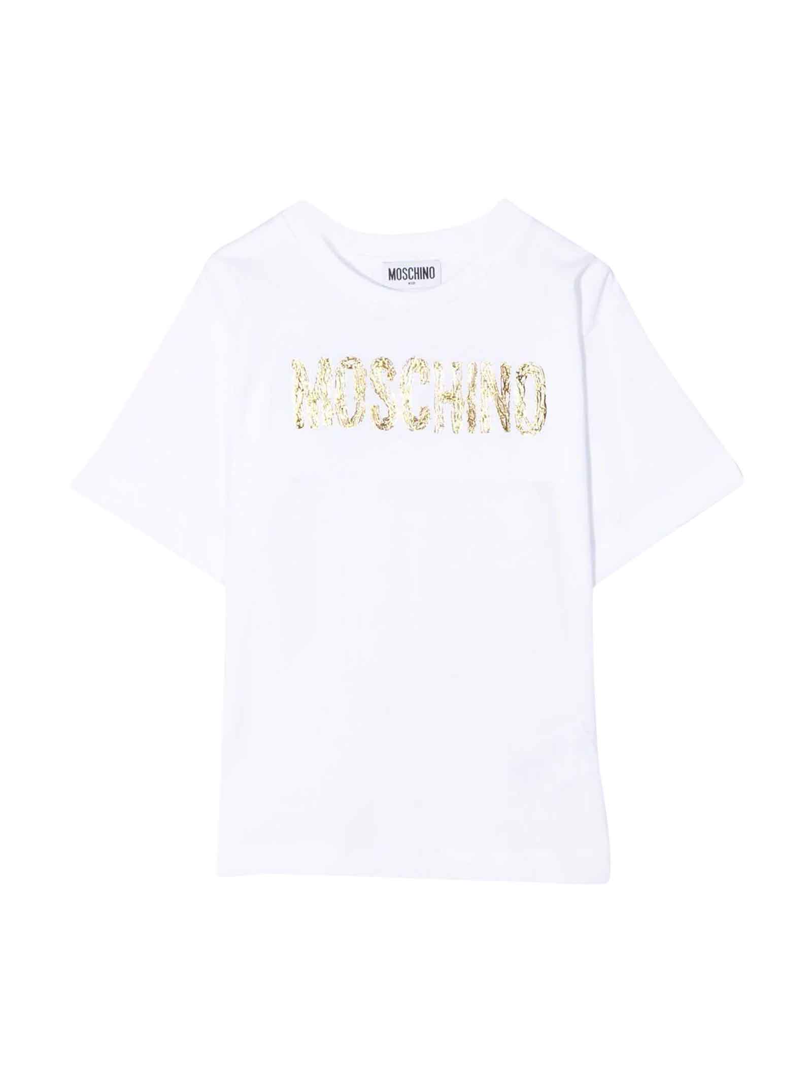 Moschino Unisex White Maxi T-shirt
