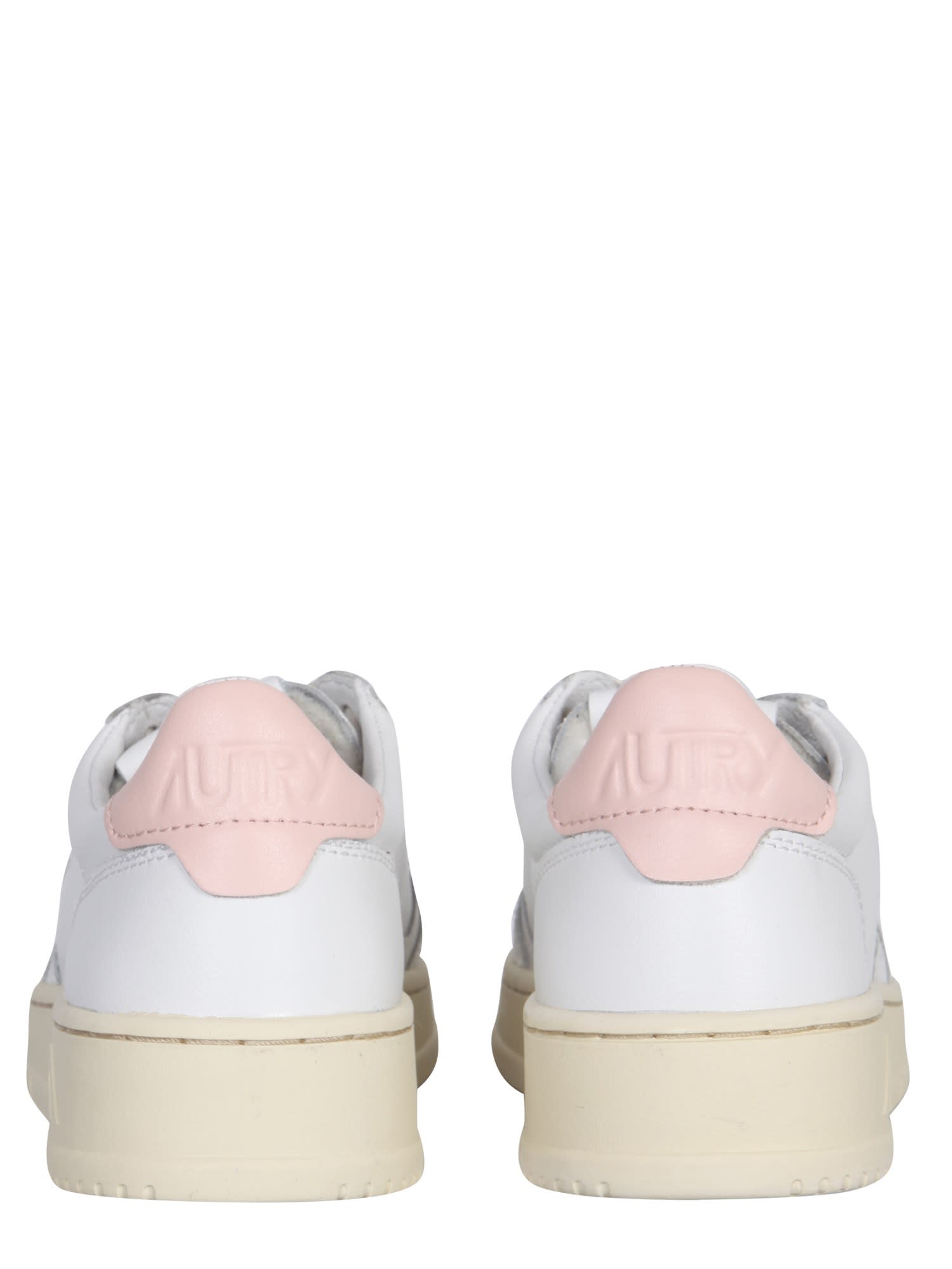 Shop Autry Sneaker Ll16 In Wht/pink