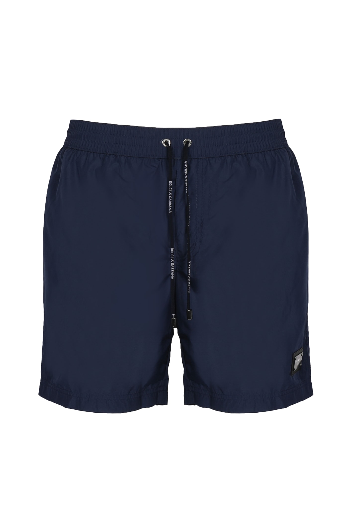 Shop Dolce & Gabbana Medium Swim Boxers In Blu Scuro