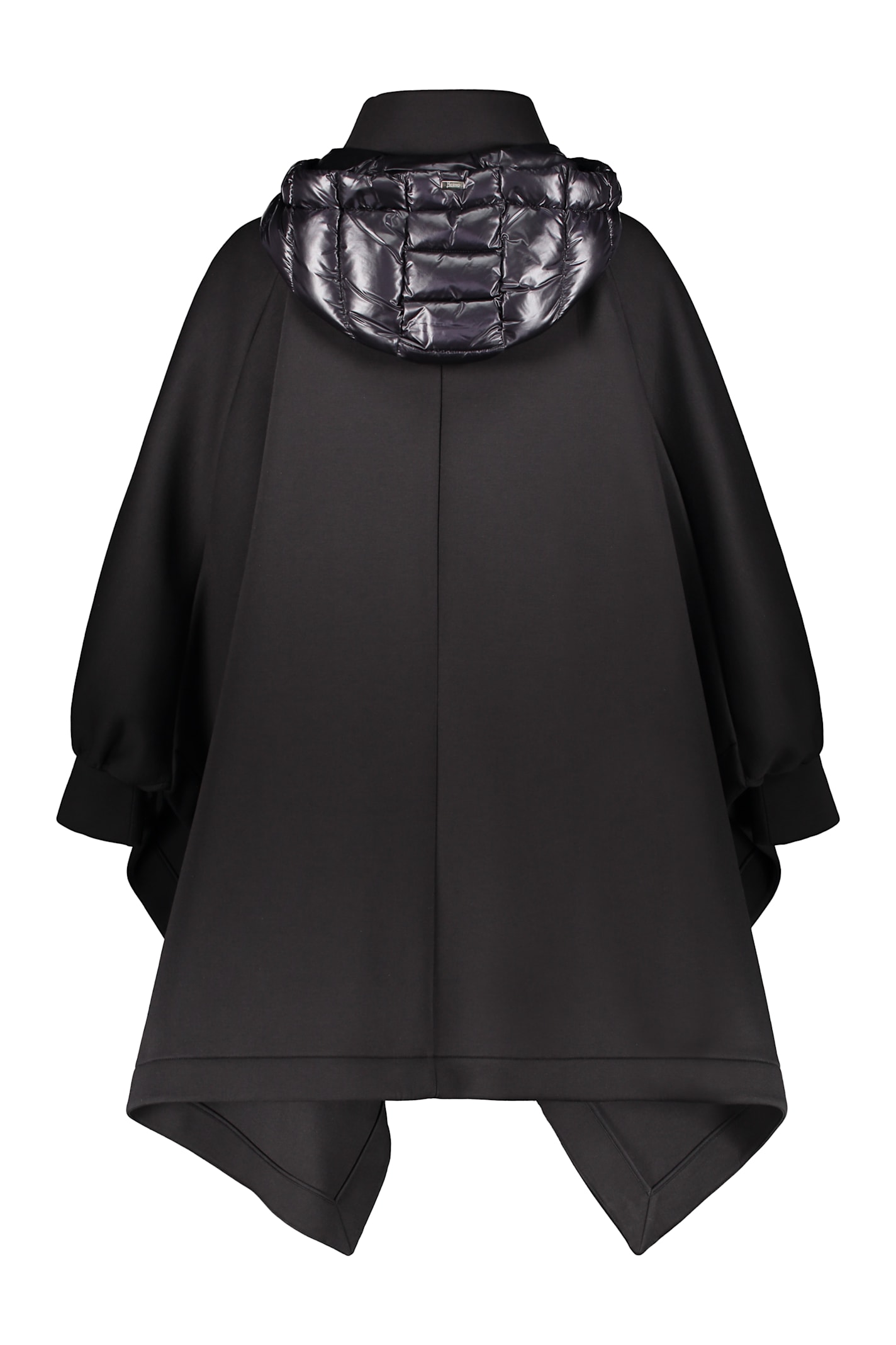 ポンチョ・ケープ Herno Black Hooded Cape Herno Cape With Hood In Black | ModeSens
