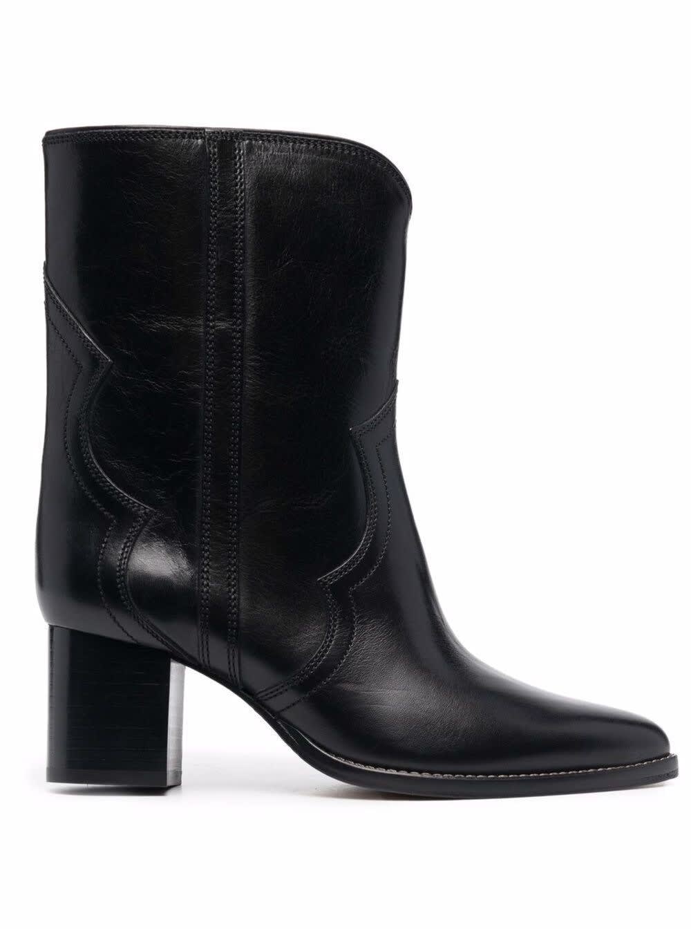 Isabel Marant Roree Black Leather Boots