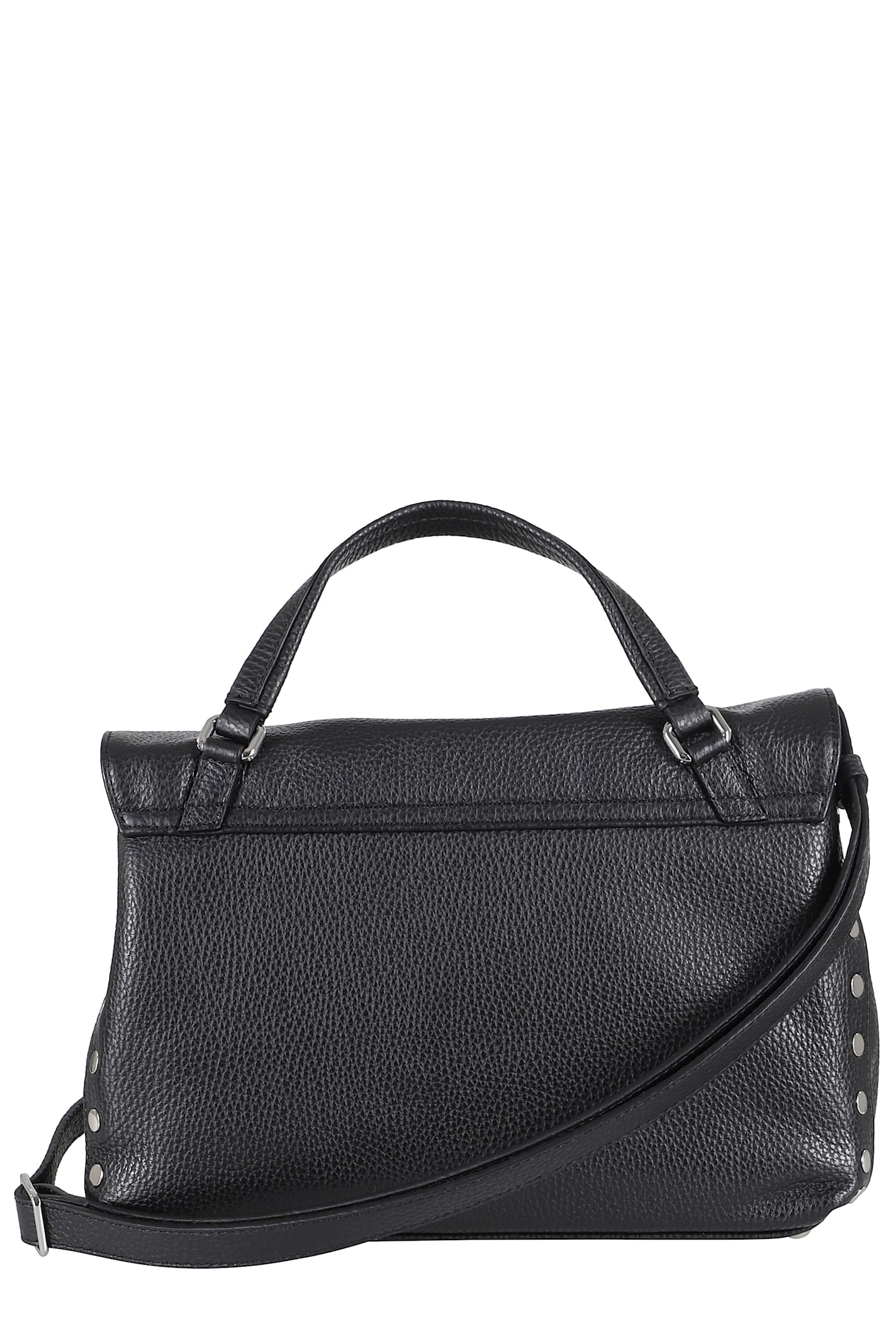 Zanellato Small Leather Handbag With Adjustable Shoulder Strap