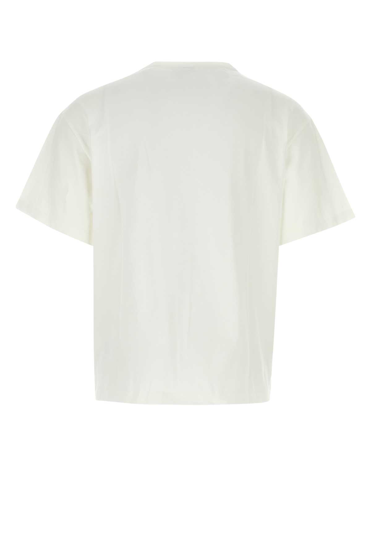 Etro White Cotton T-shirt In Bianco
