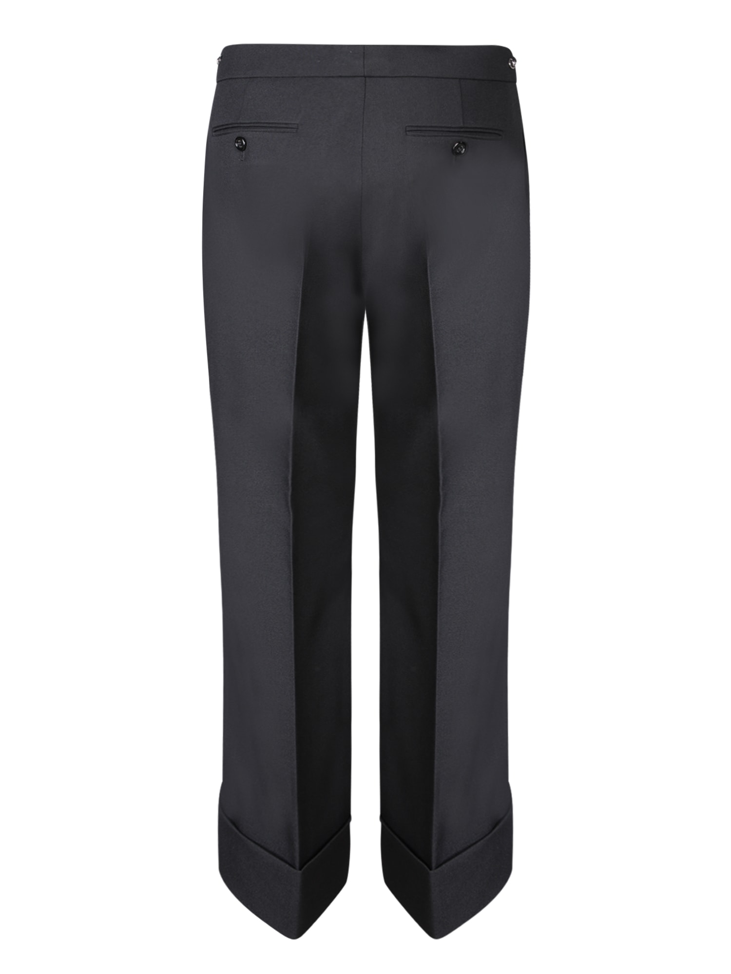 Shop Gucci Horsebit Black Trousers