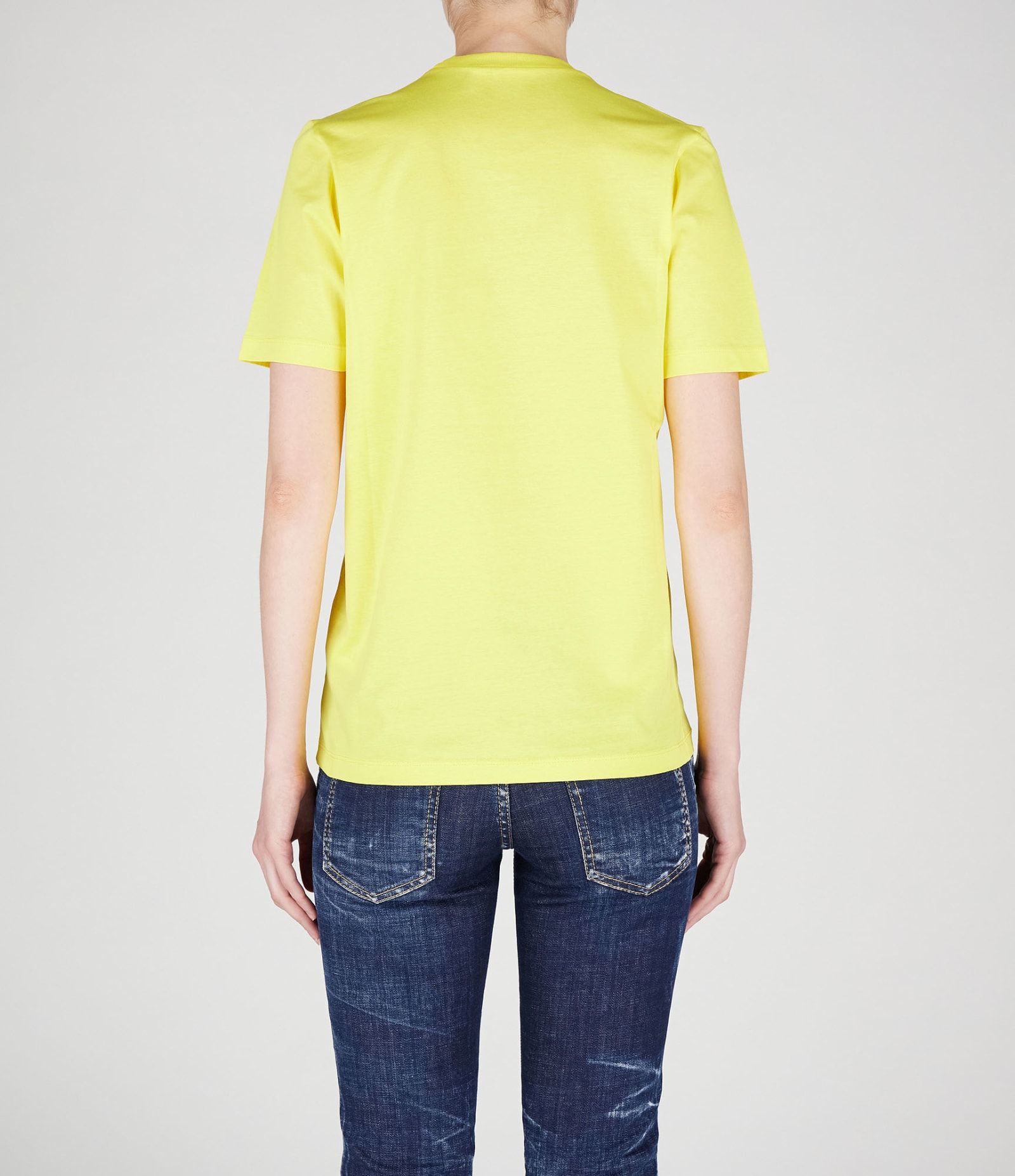 Shop Dsquared2 T-shirts In Blazing Yellow