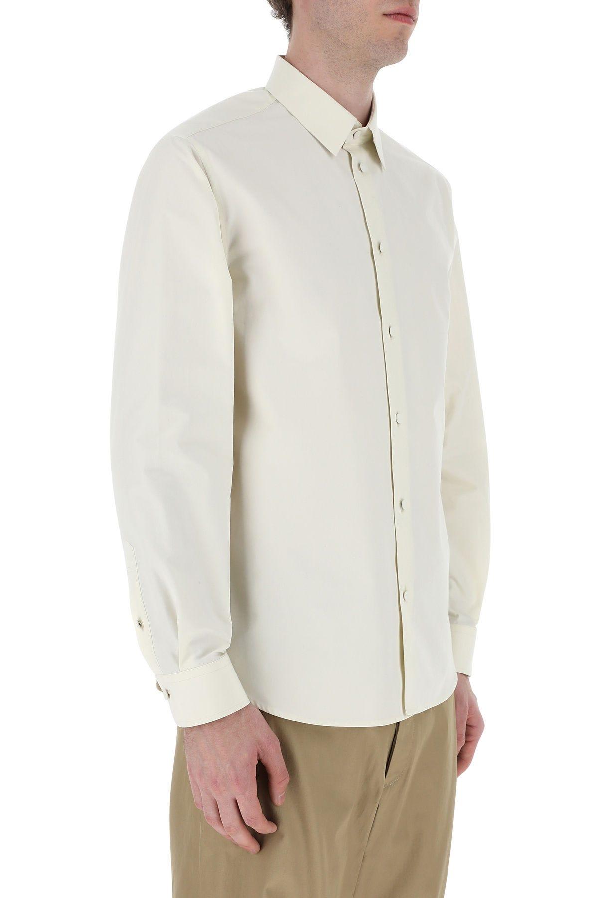 Gucci Ivory Poplin Shirt In White