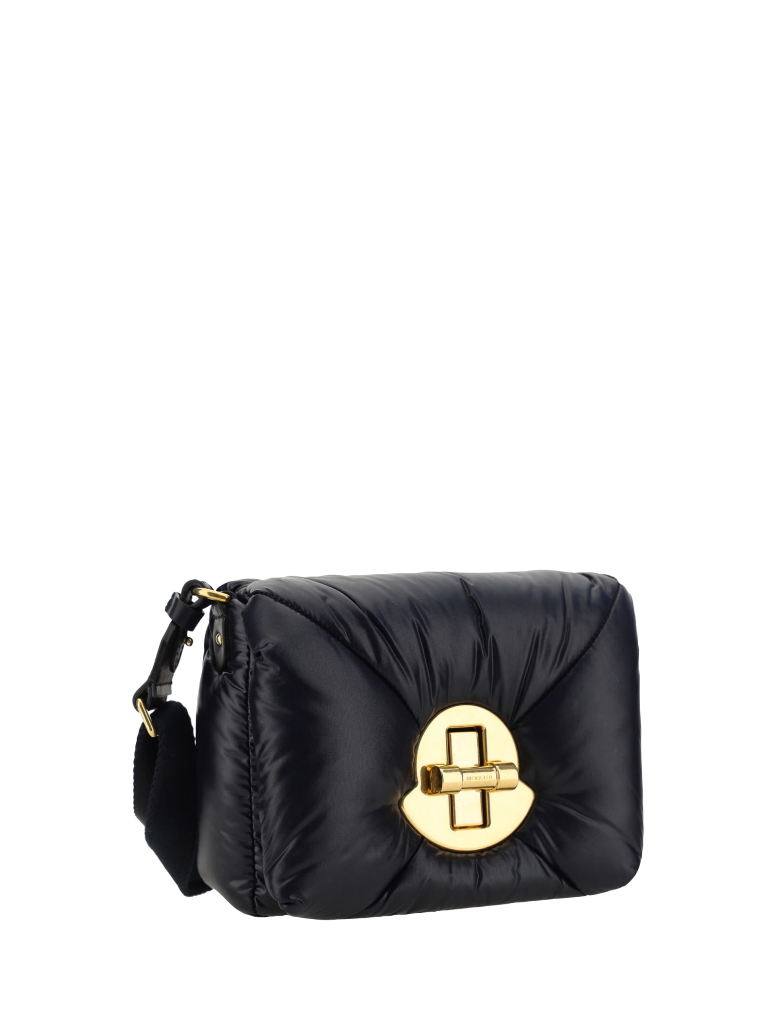 Shop Moncler Mini Puff Shoulder Bag In 999
