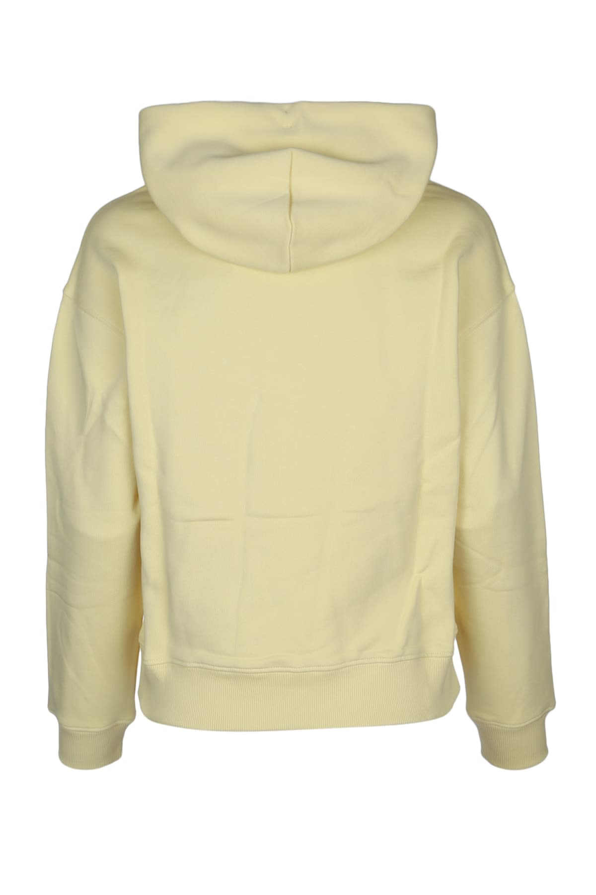 Tommy Jeans Logo-patch Hoodie In Lemonzest