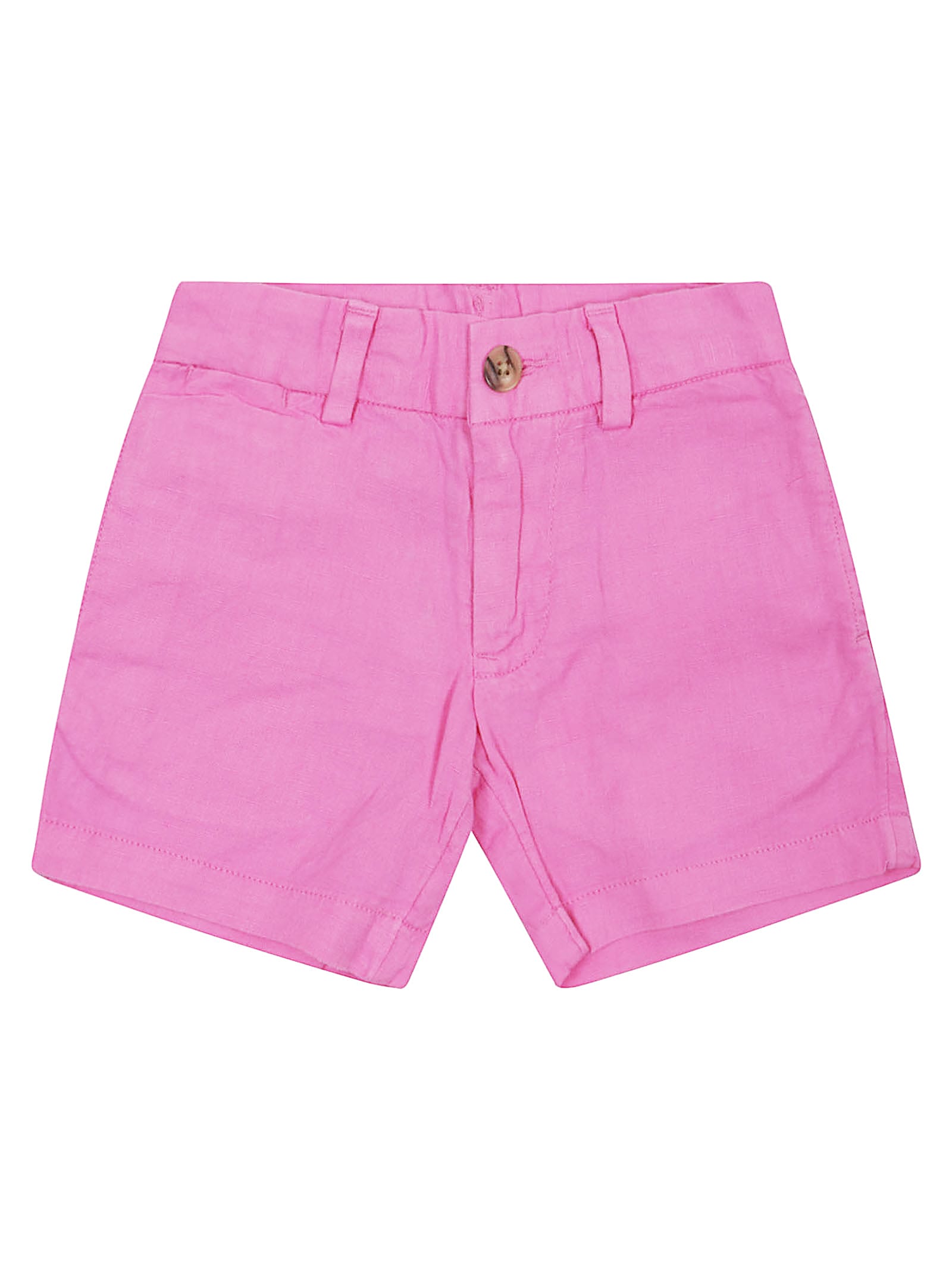 Ralph Lauren Preppy Short-shorts-flat Front In Laguna Pink