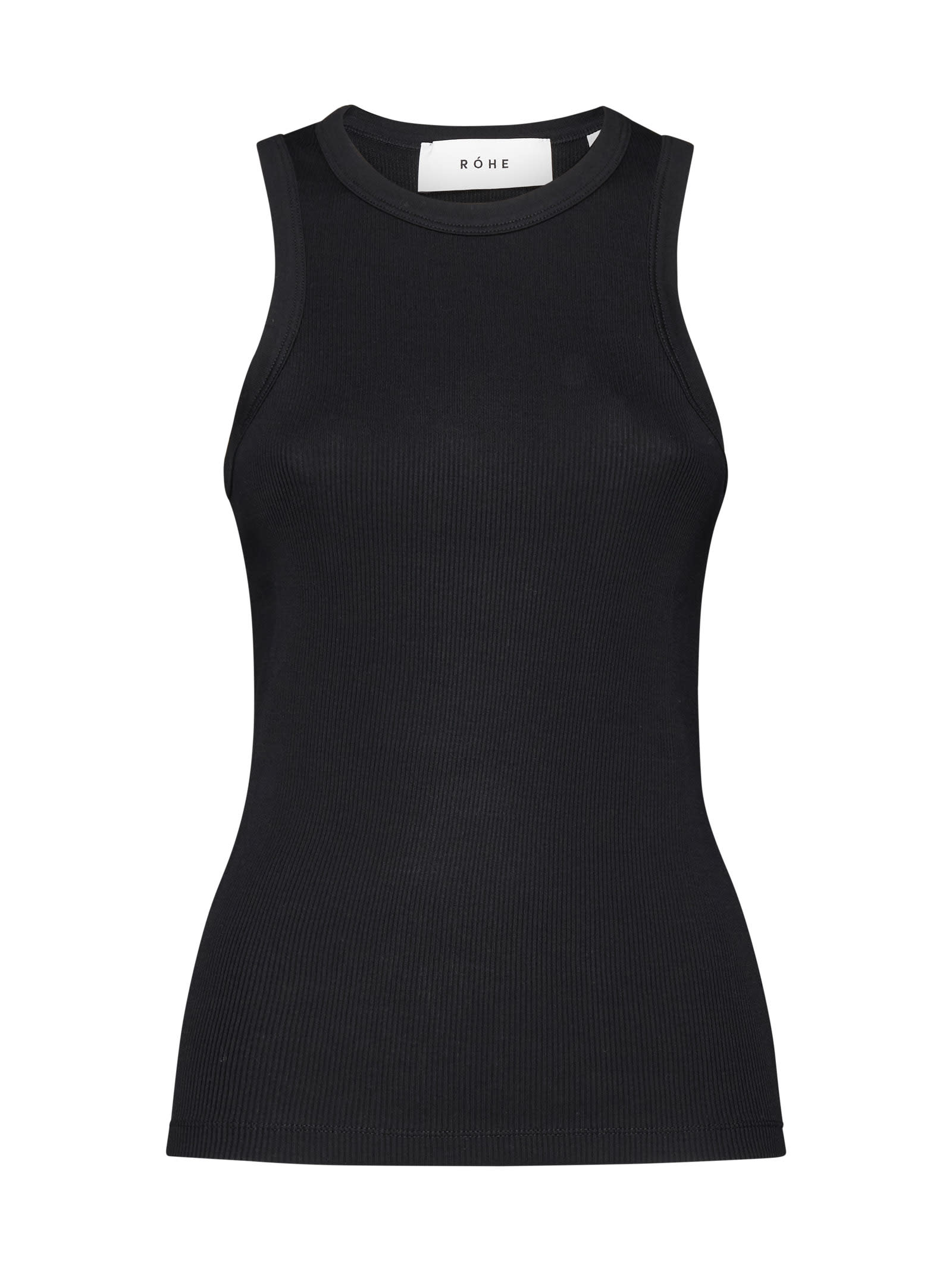Rohe Sleeveless Racerback Tank Top In Noir