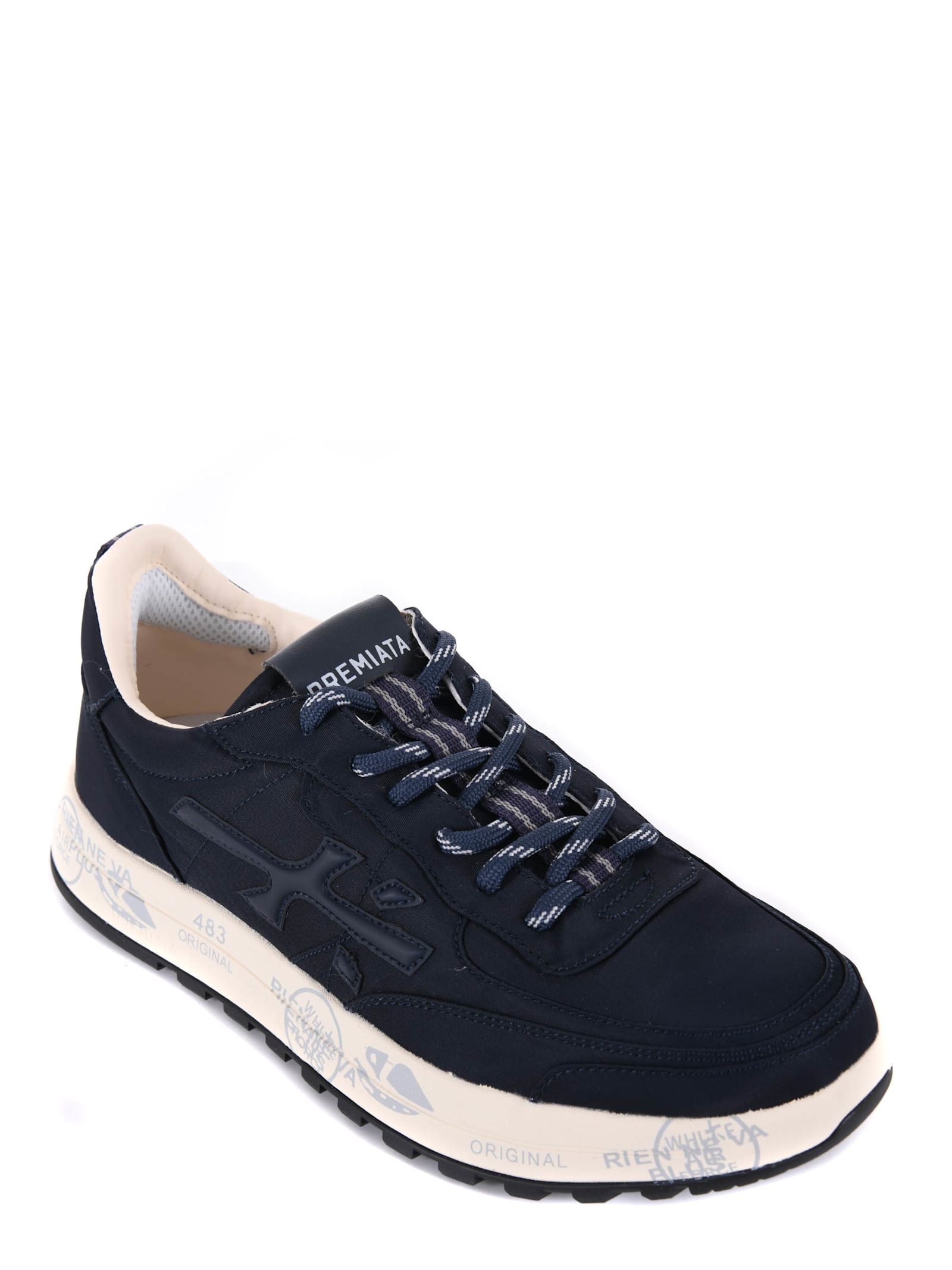 Shop Premiata Sneakers In Blue