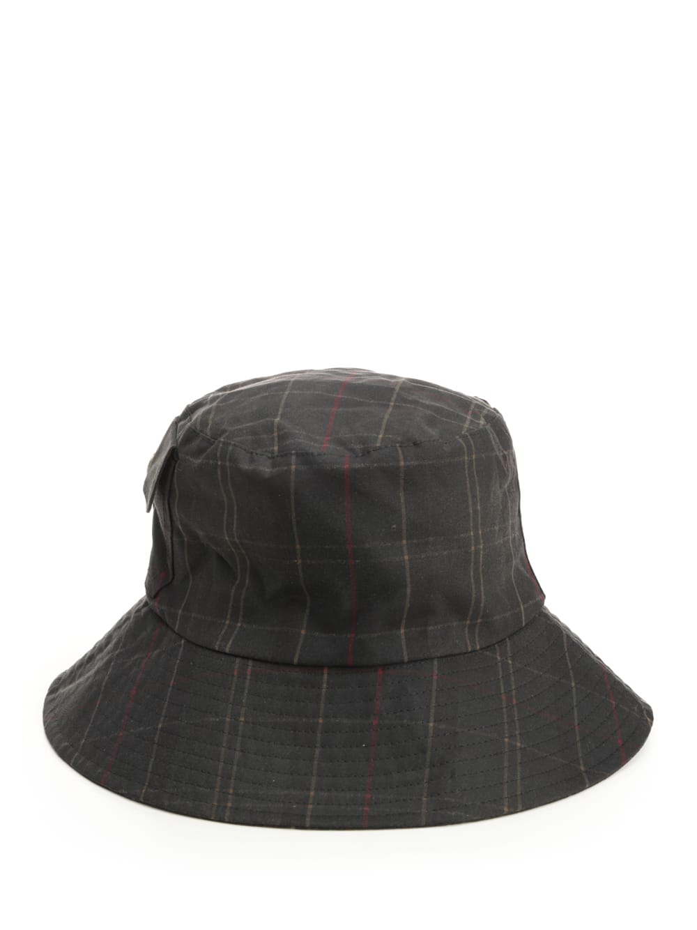 Barbour Scarlet Tartan Bucket Hat In Black