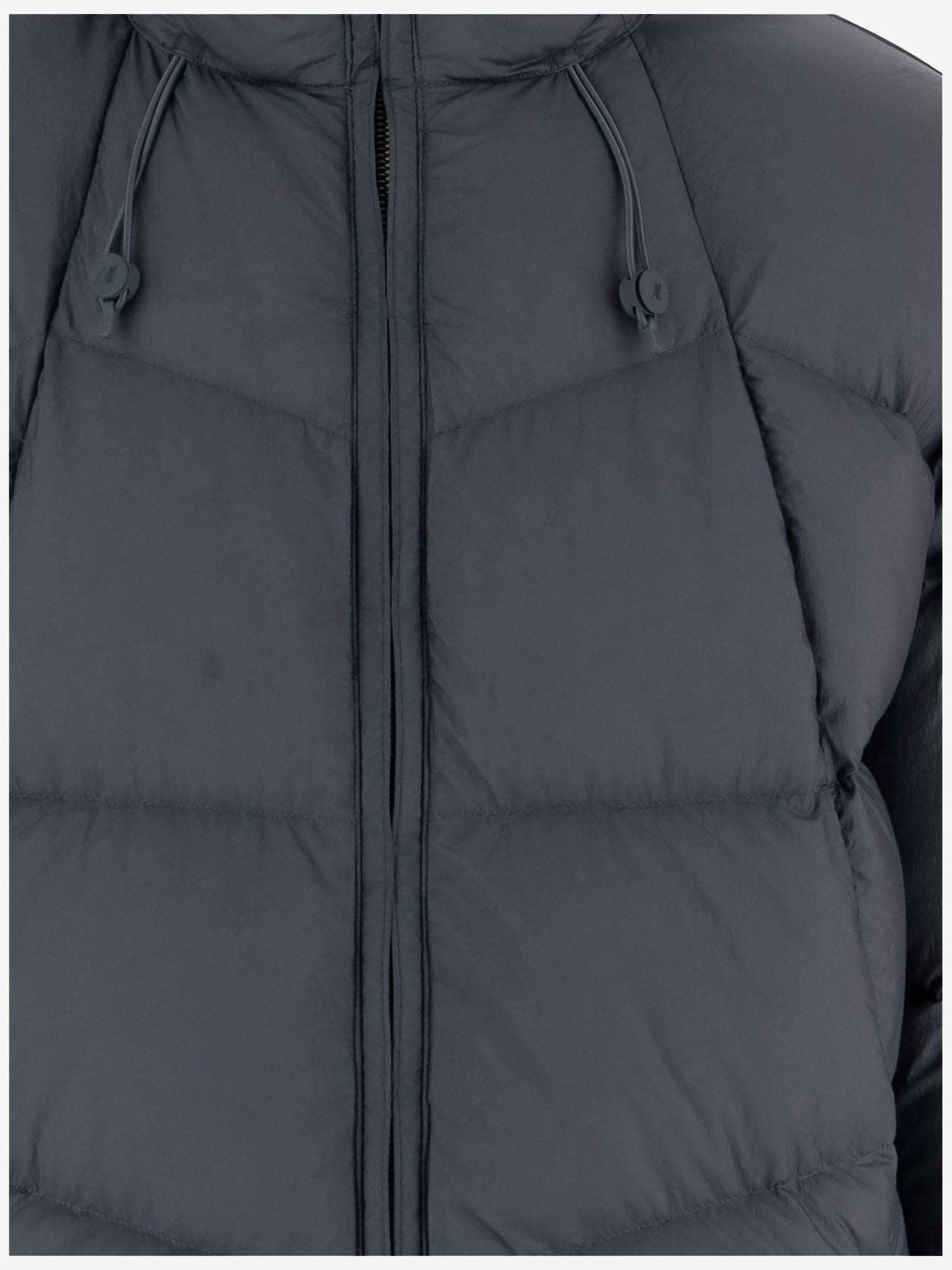 K-way Quill Thermo Light Ripstop Puffer Jacket In Gray