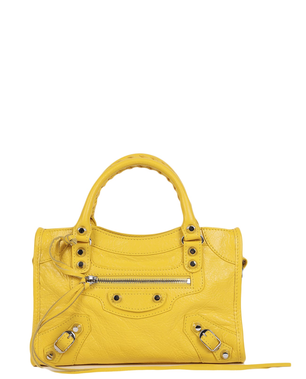 Balenciaga Yellow Classic Mini City Aj Bag | ModeSens