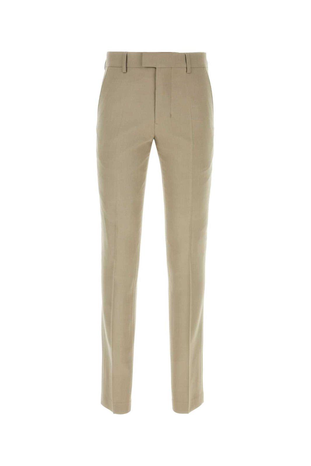 Shop Ami Alexandre Mattiussi Tapered Trousers In Beige