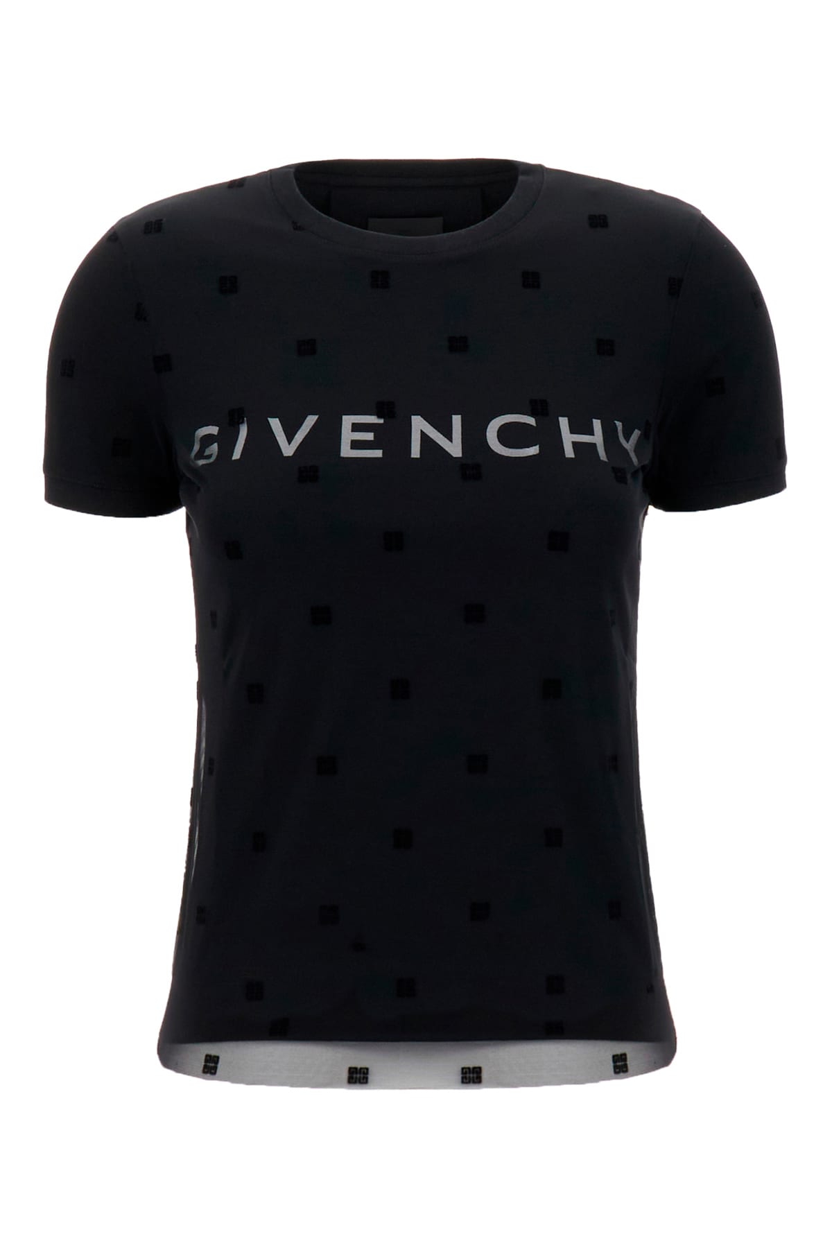 Givenchy Black Cotton T-shirt In 001