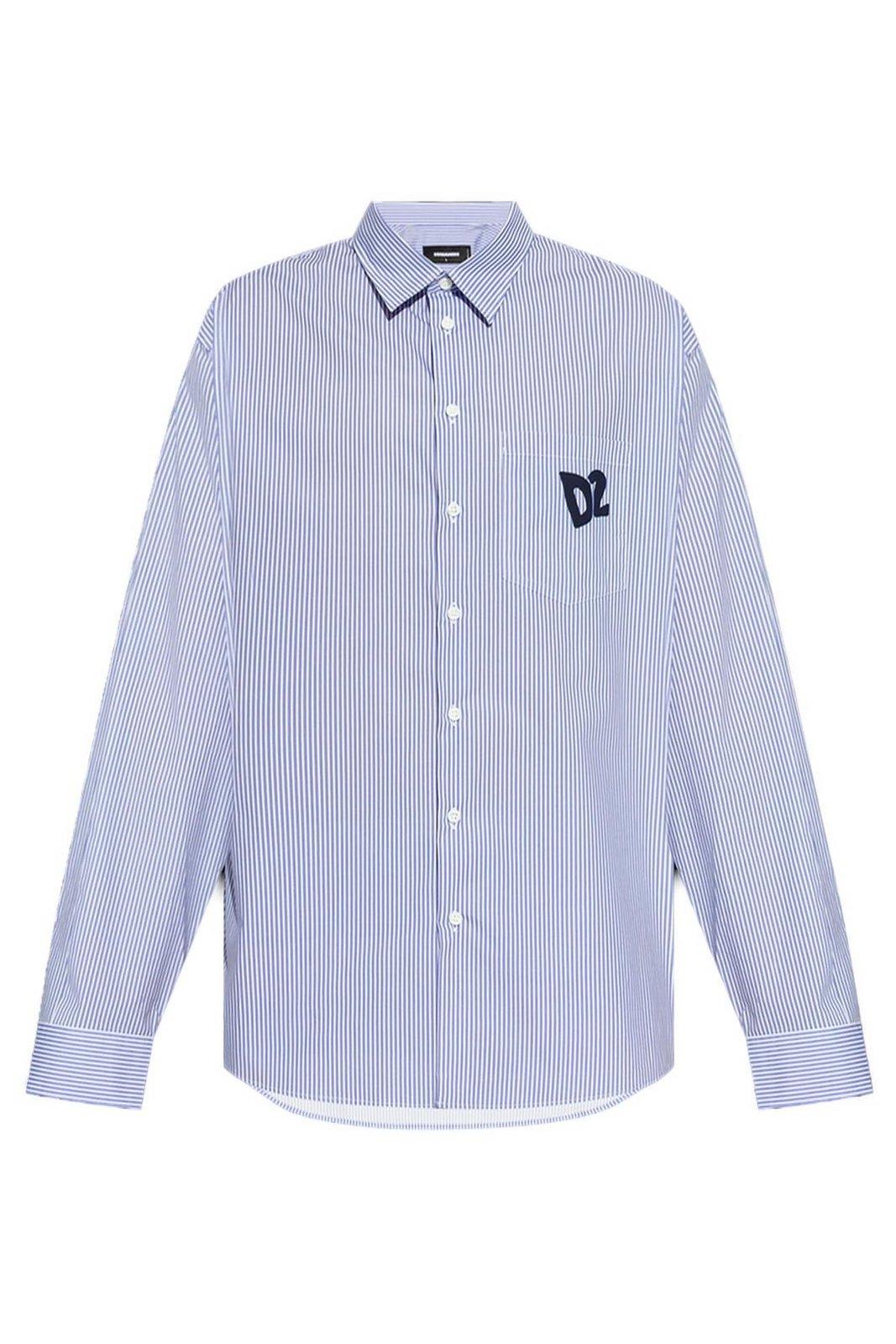 Summer Lovers Oversized Pinstriped Shirt