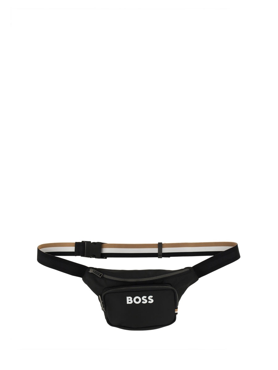 Shop Hugo Boss Pouch With Logo In Black