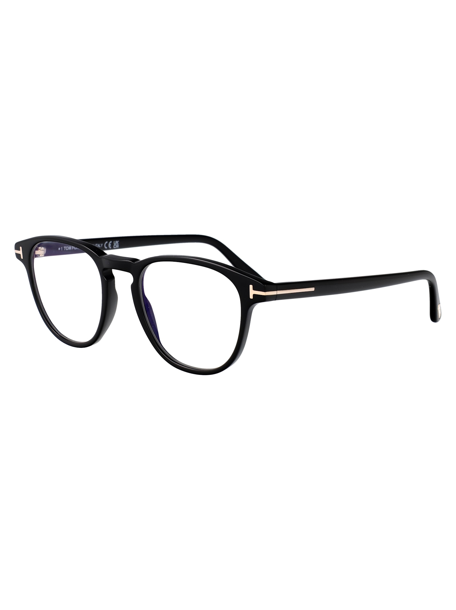 Tom Ford Ft5937-b Glasses In 001 Nero Lucido
