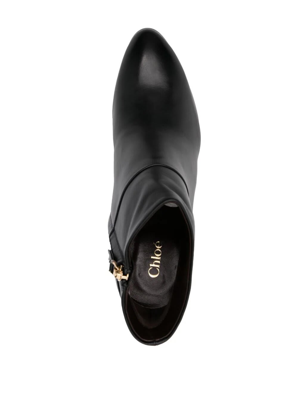 Shop Chloé Tronchetto Eve Tacco 8 In Black