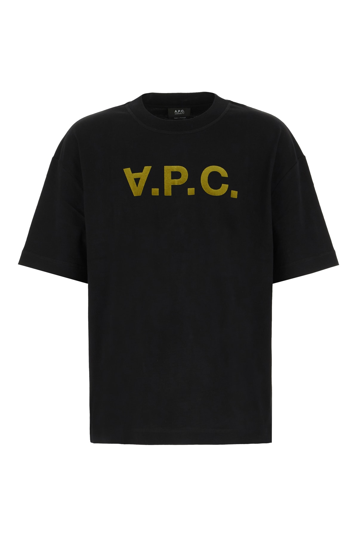 A. P.C. Black Cotton T-shirt