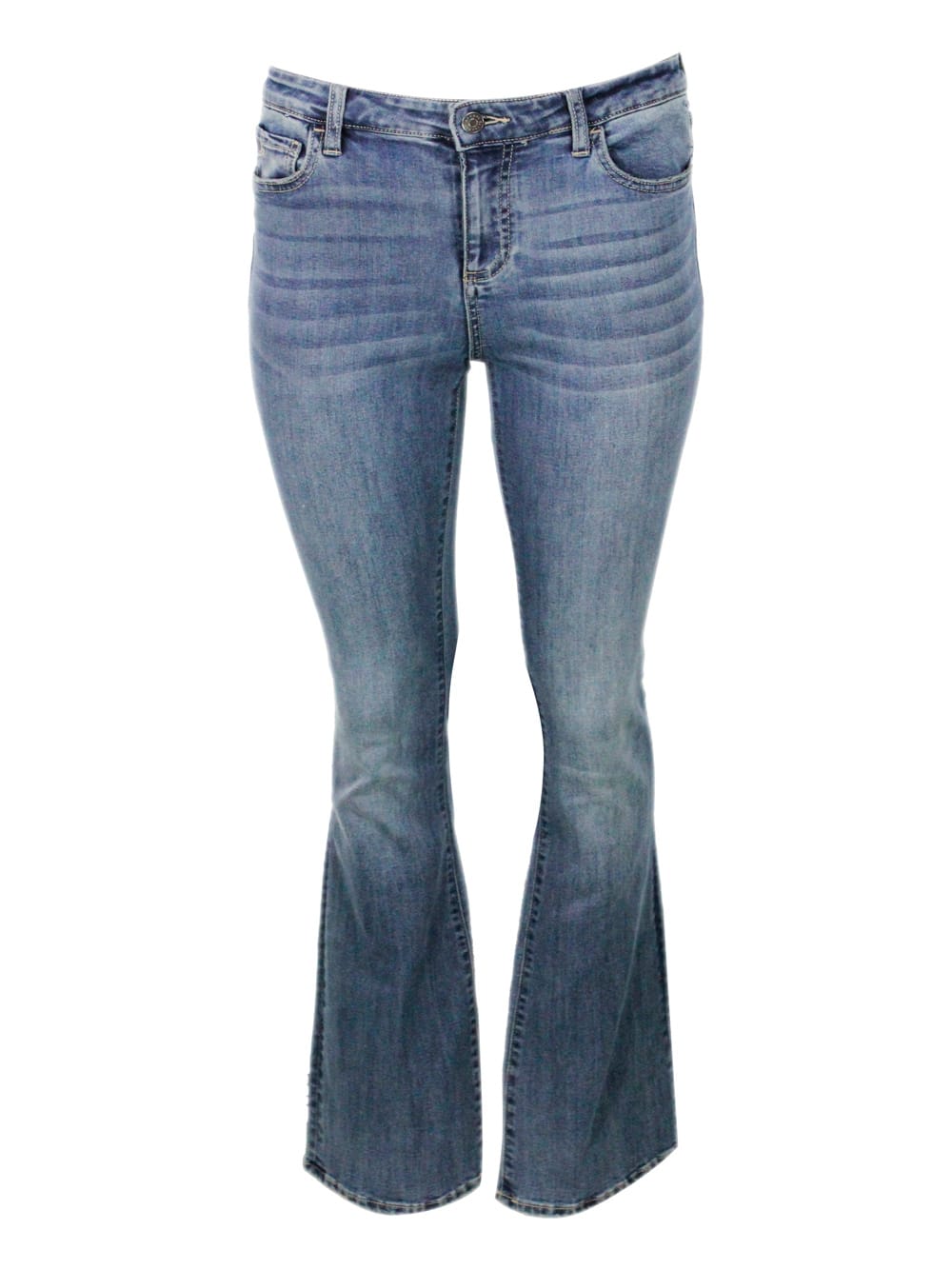 Armani Exchange Trousers In Blue