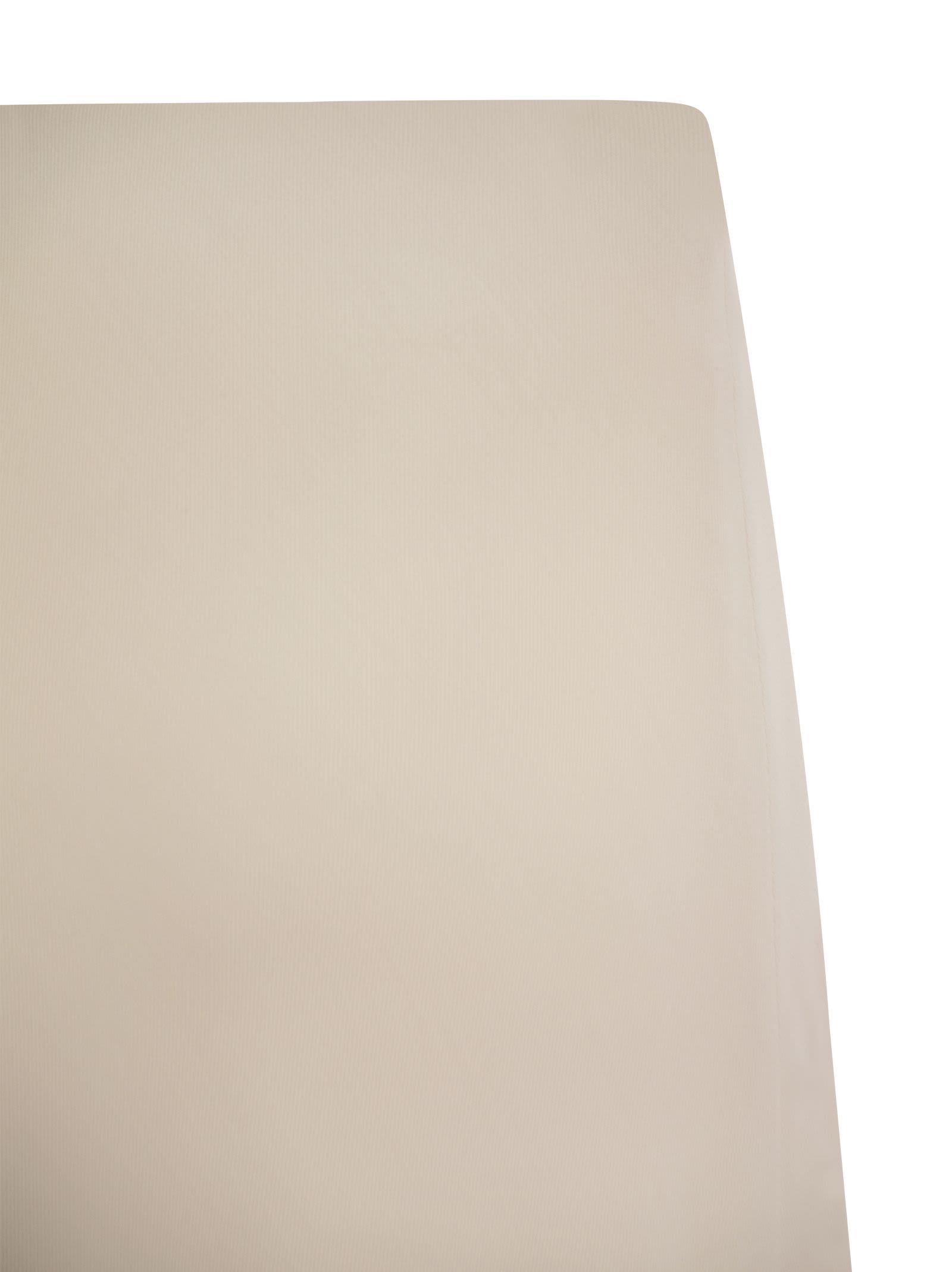 Shop Brunello Cucinelli Flute Skirt In Comfort Viscose Couture Twill In Ivory