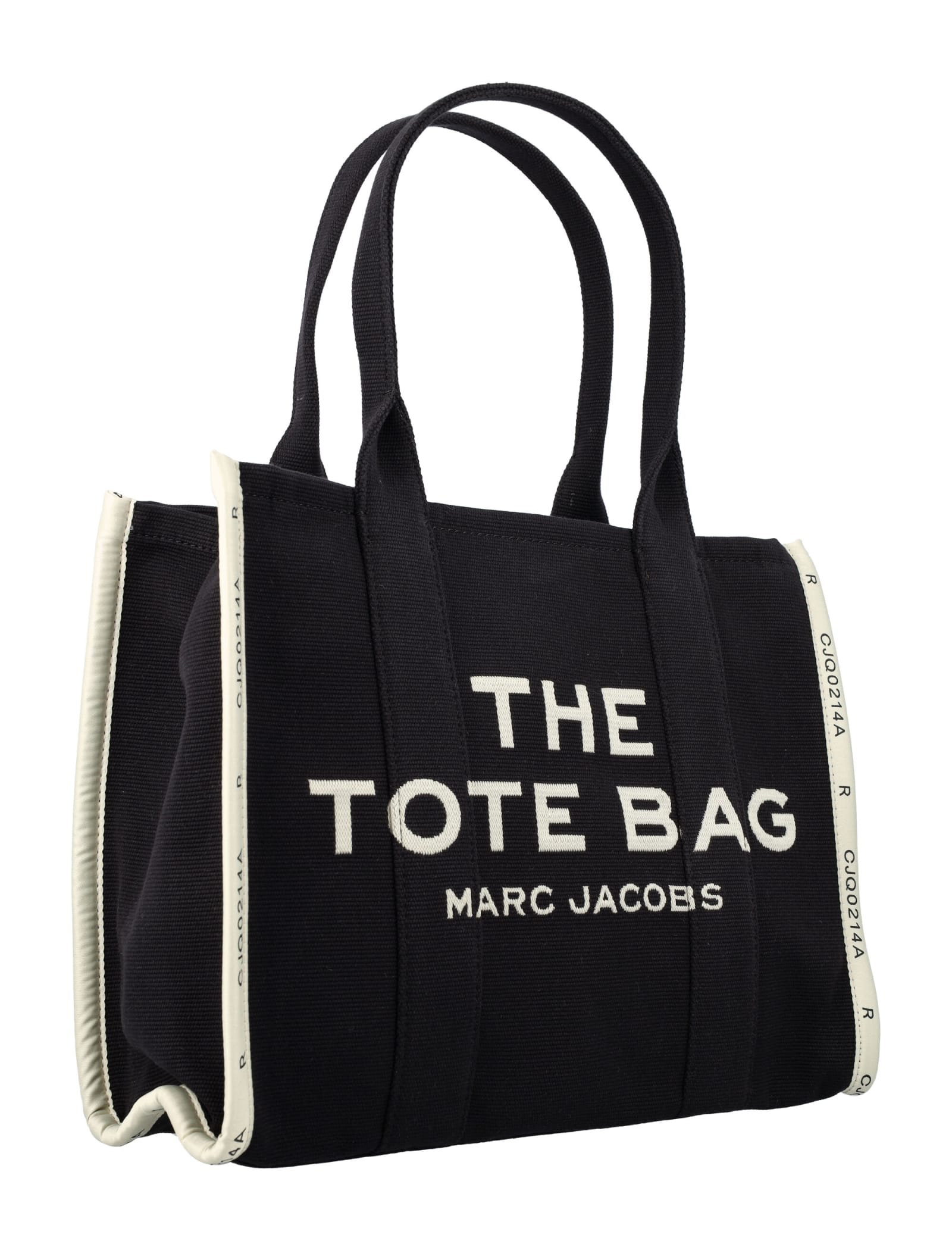 Shop Marc Jacobs The Jacquard Large Tote Bag In Black