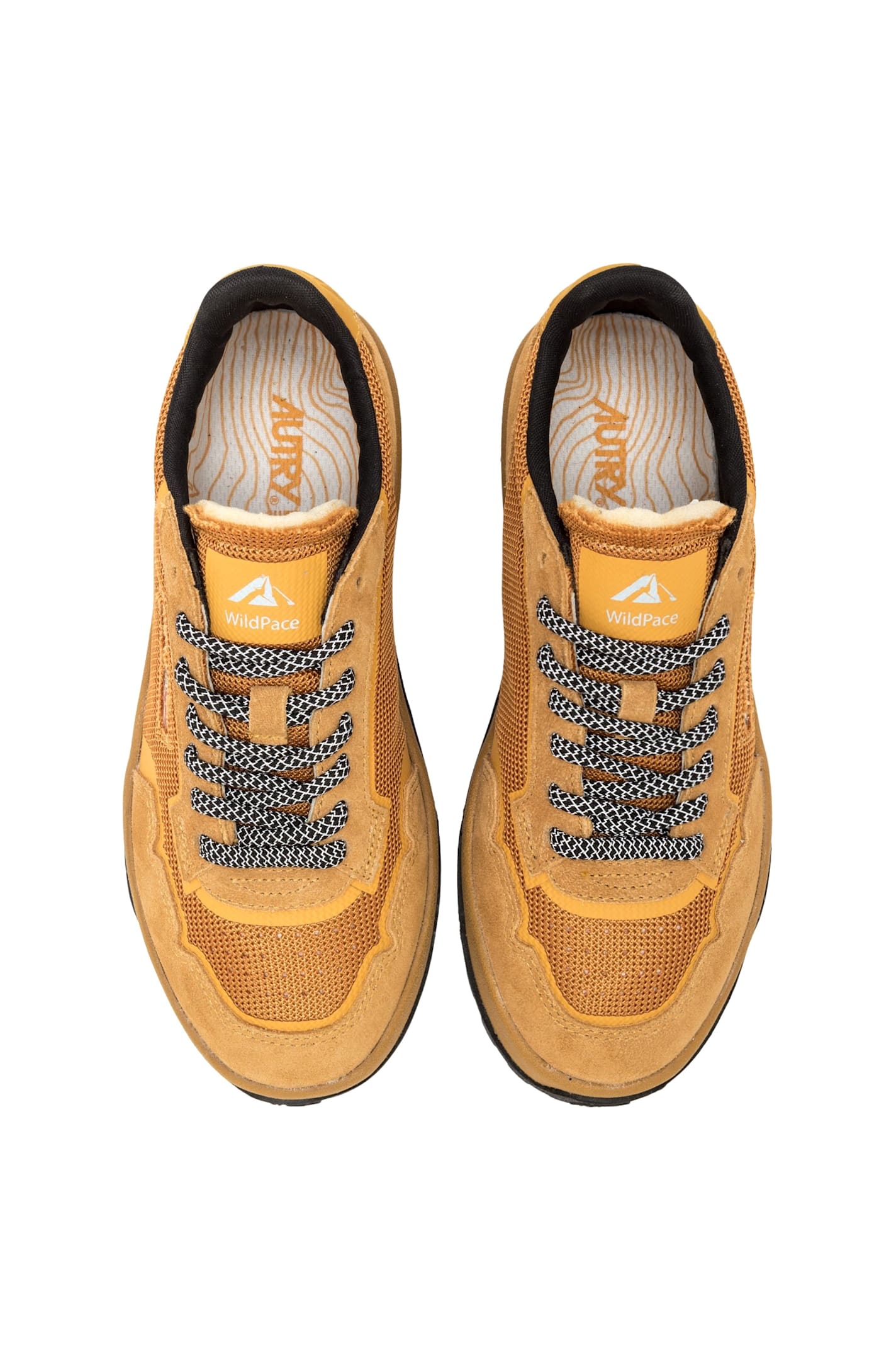Autry Wildpace Nubuck And Rubber-trimmed Suede And Mesh Sneakers In Brown