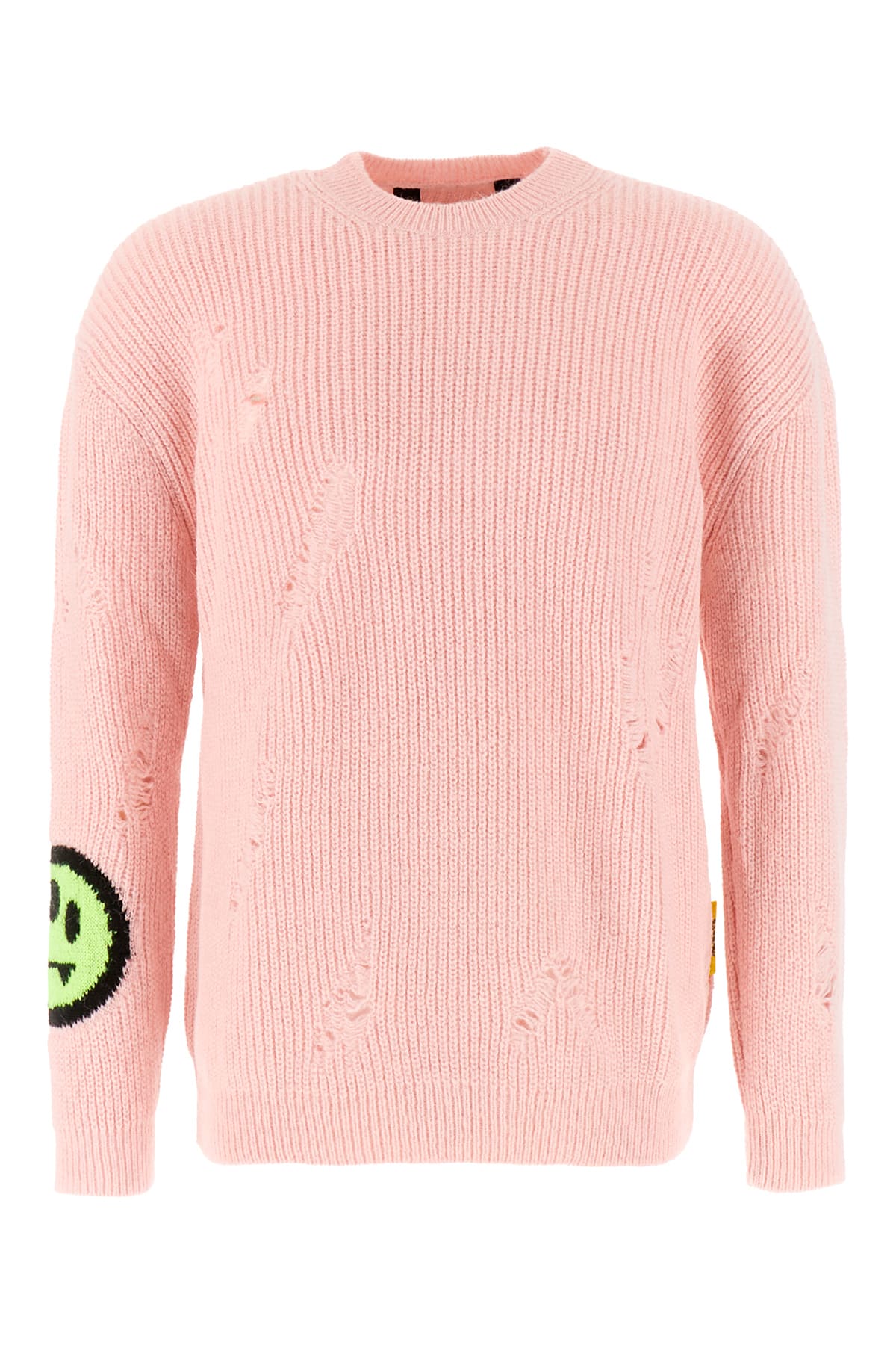 Shop Barrow Pastel Pink Acrylic Blend Sweater In Bw014